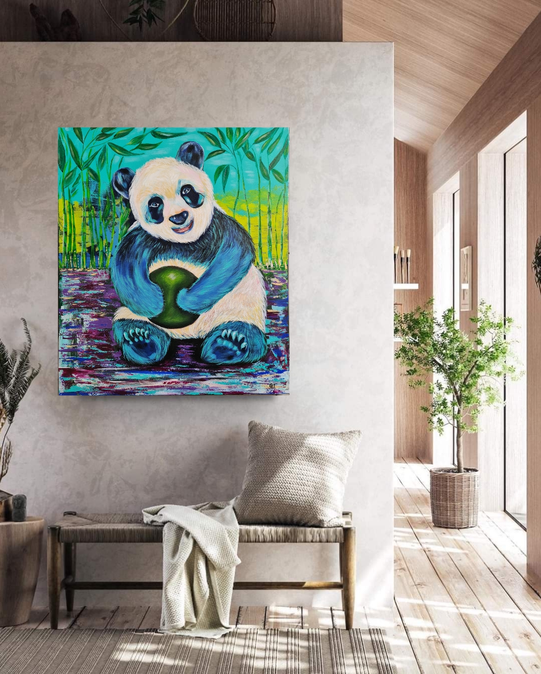 Panda Painting