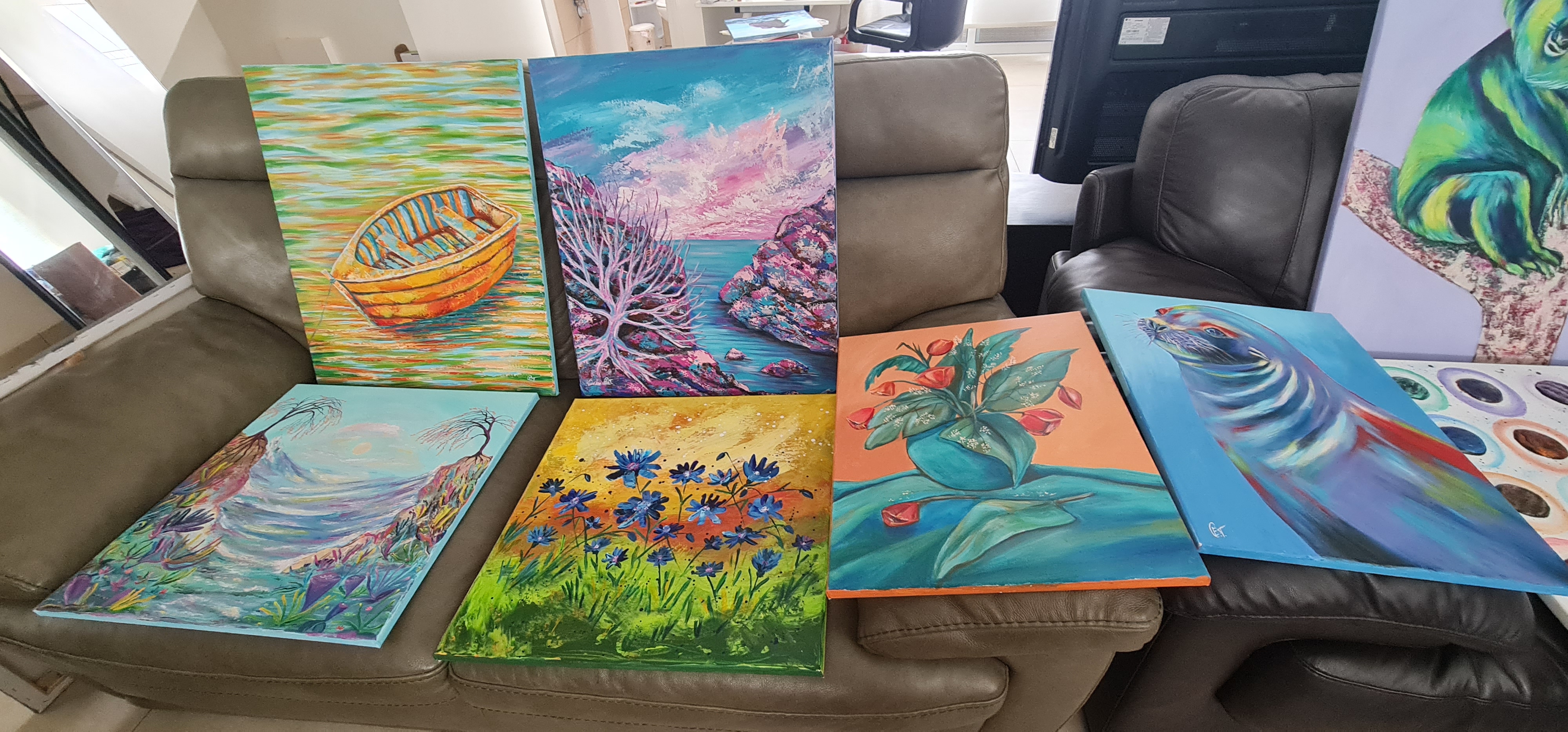 Ocean Landscape Painting