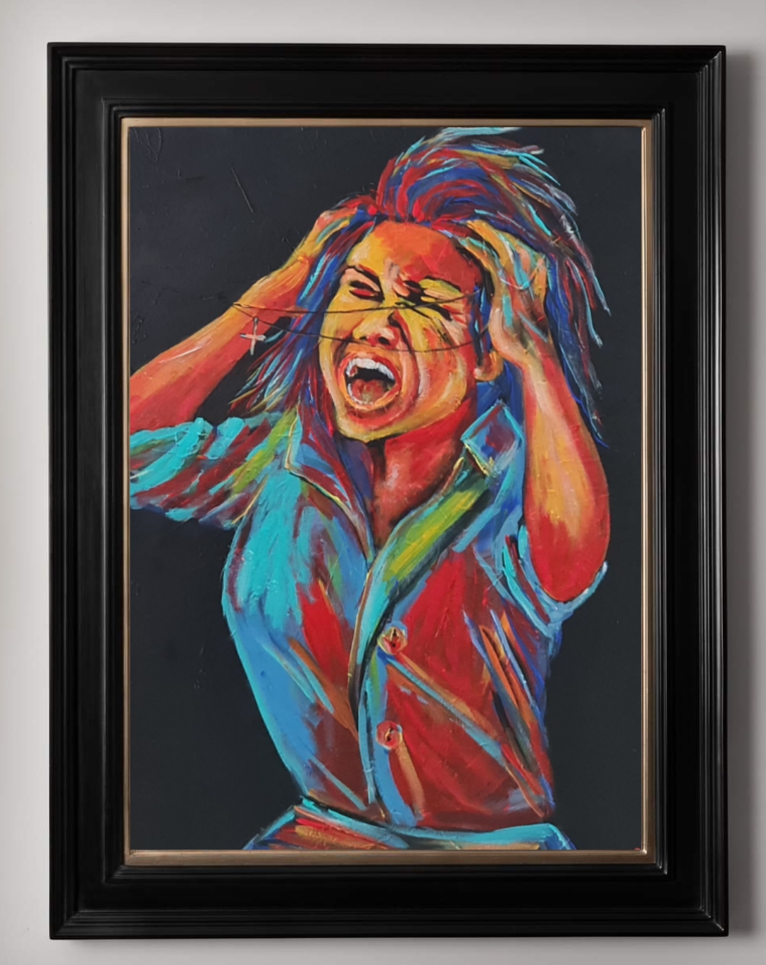 "The desperated" Abstract Emotional Artwork