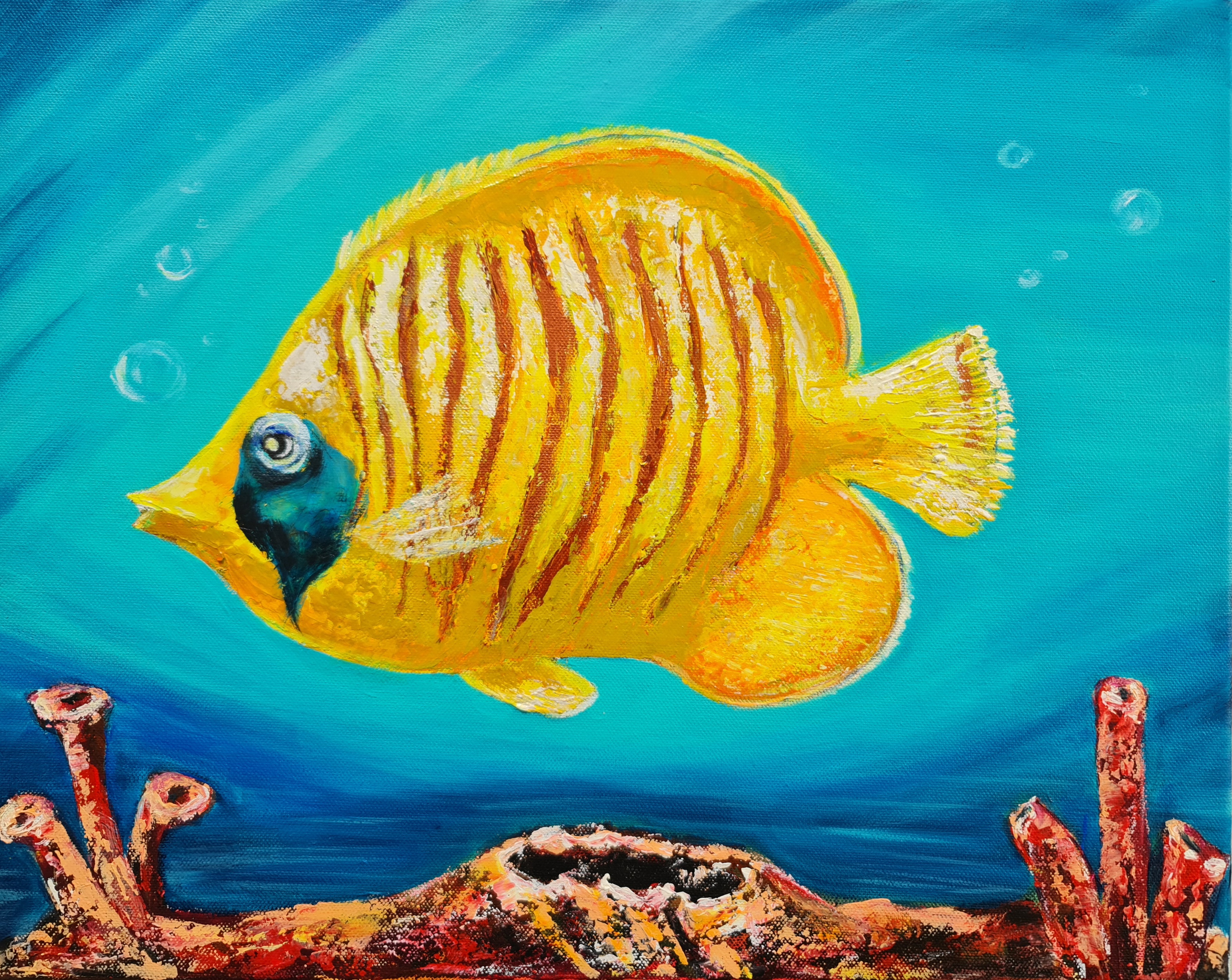 Colorful Fish Painting