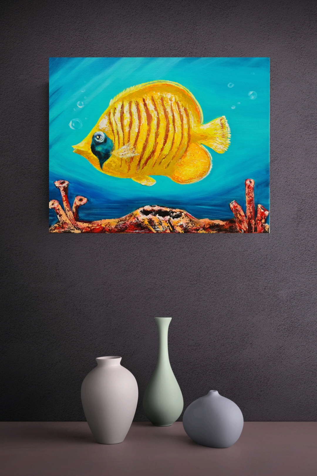 Colorful Fish Painting