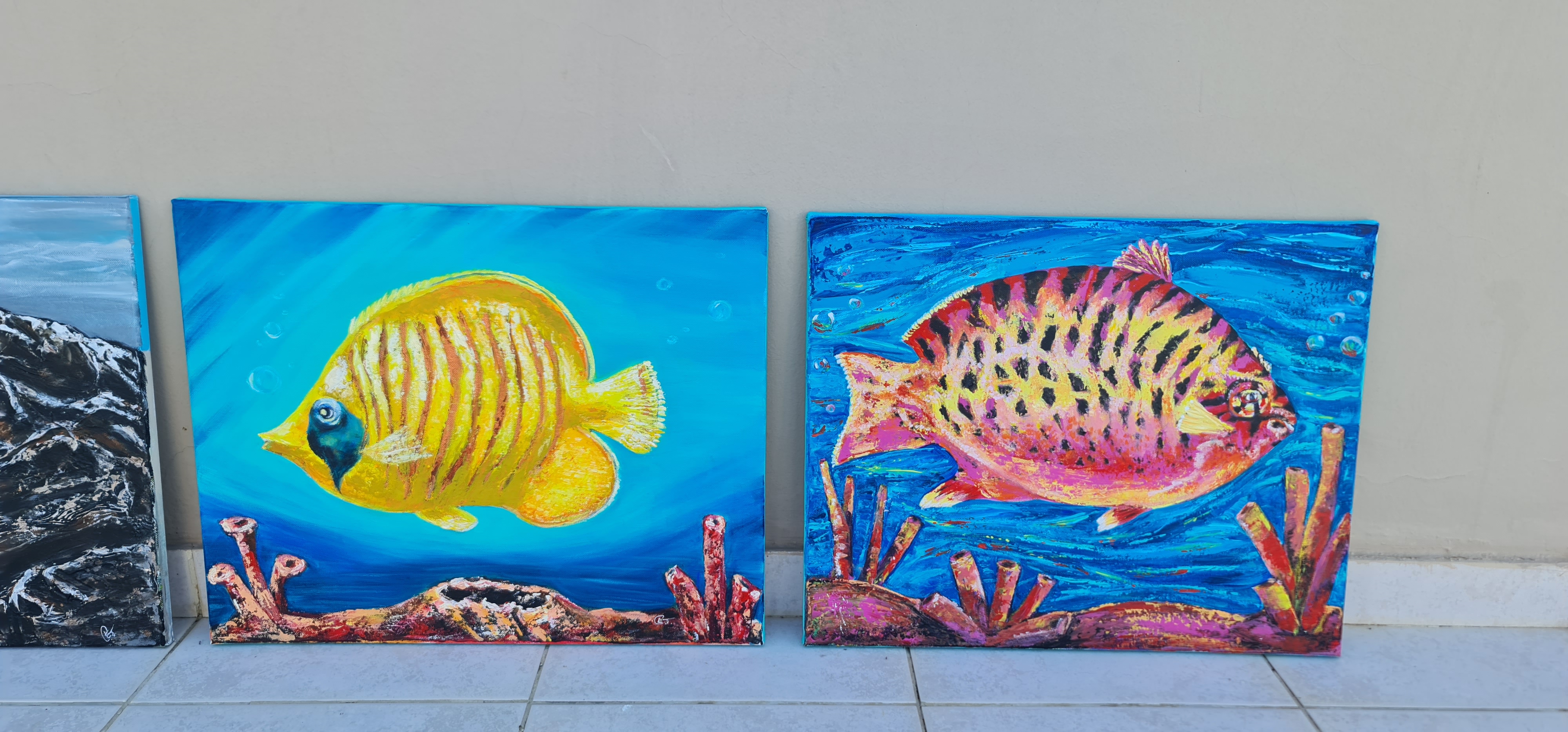 Colorful Fish Painting