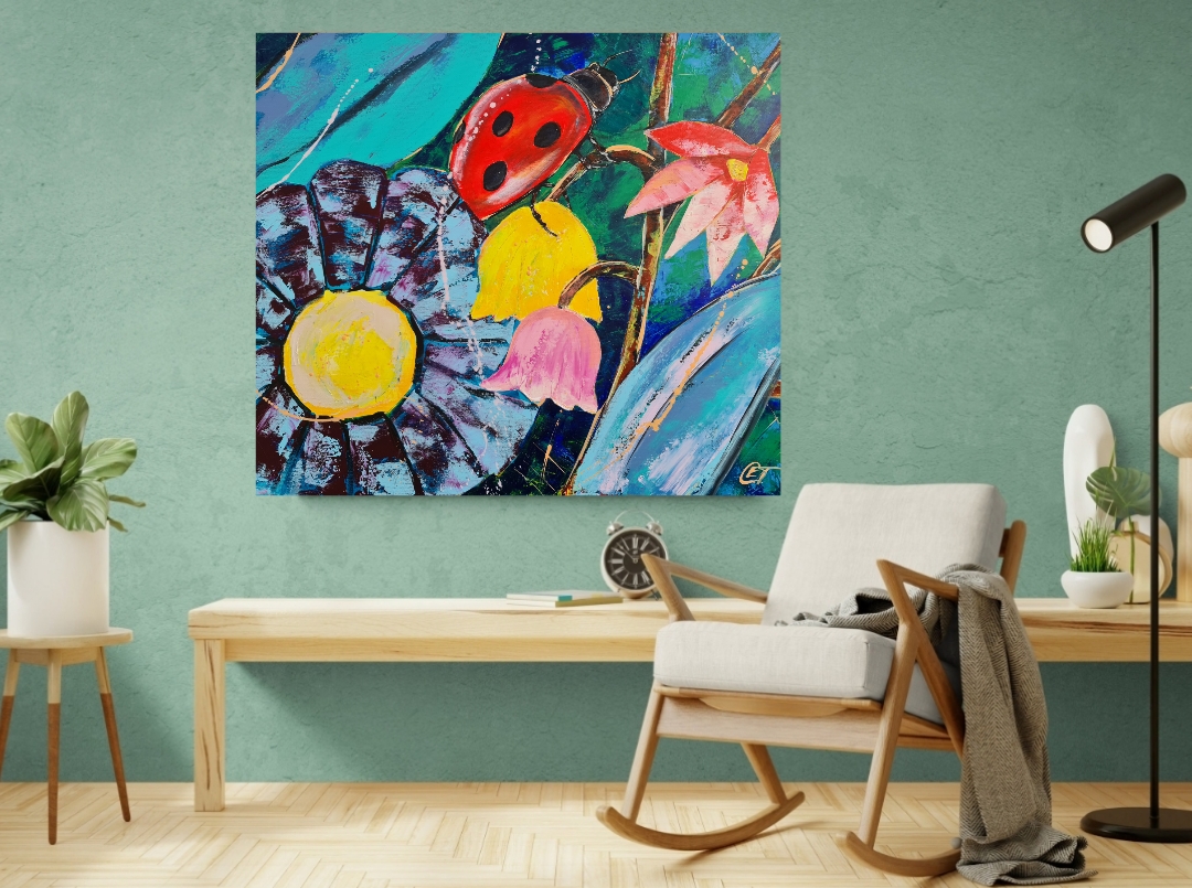  Spring flowers, Colorful Nature Painting
