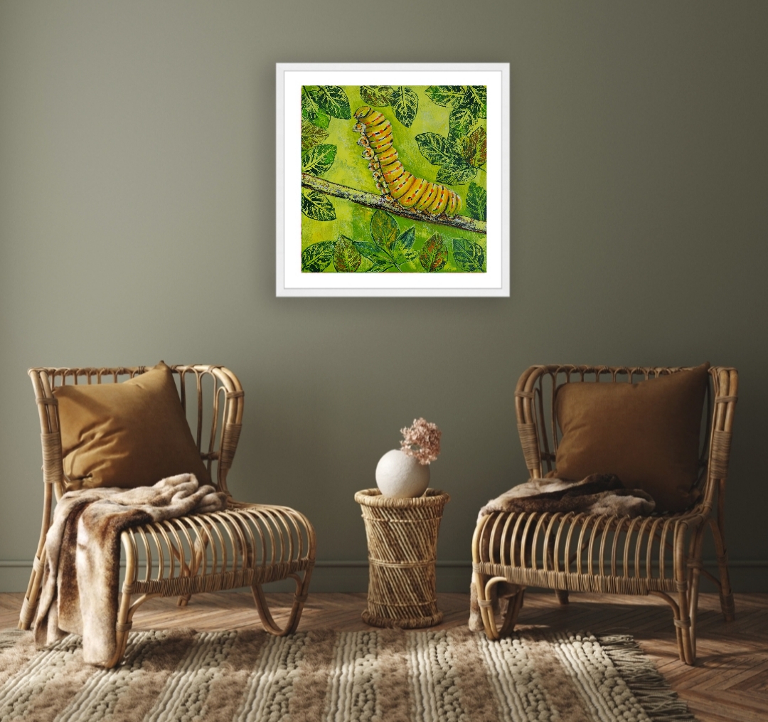 Caterpillar Painting