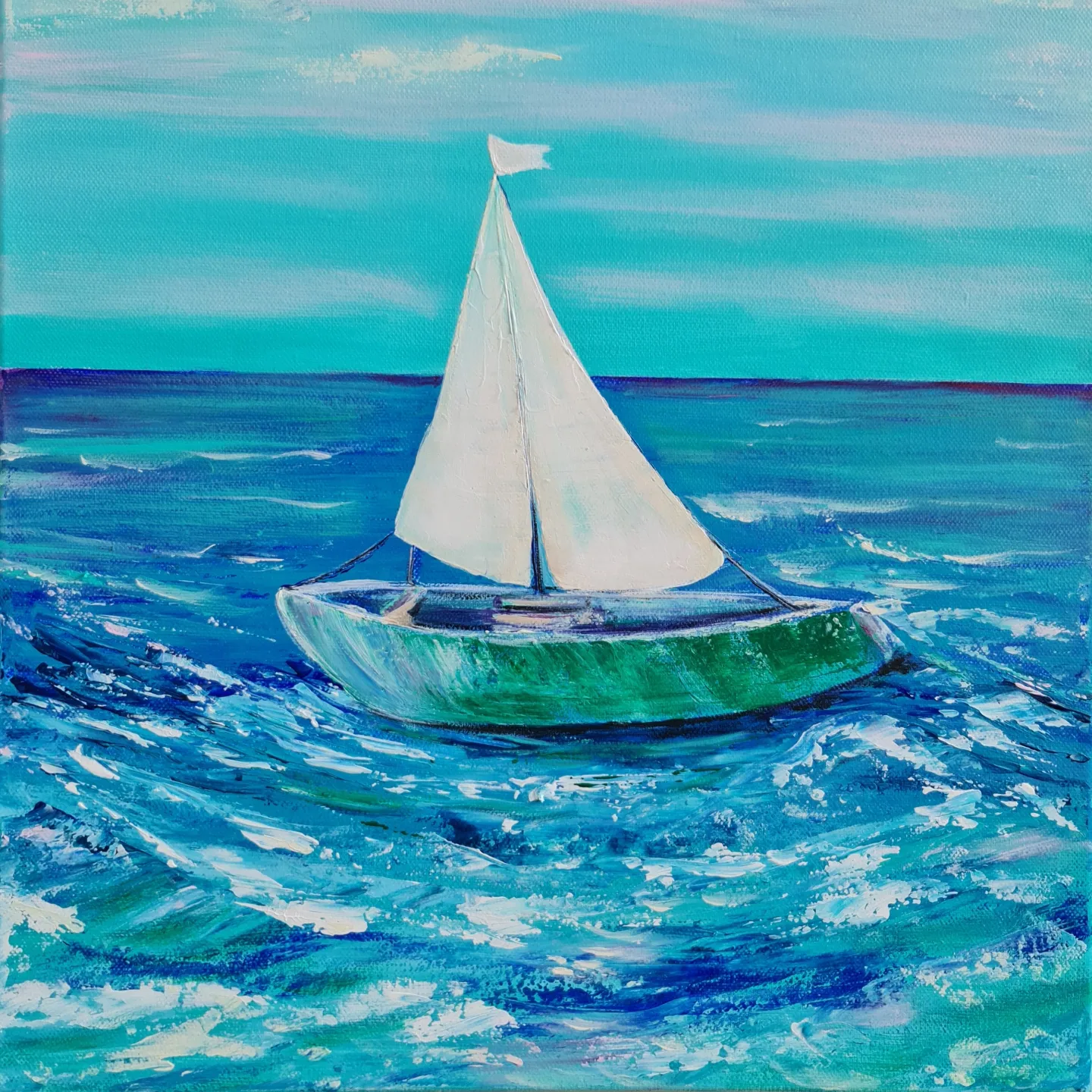 Sailboat Painting