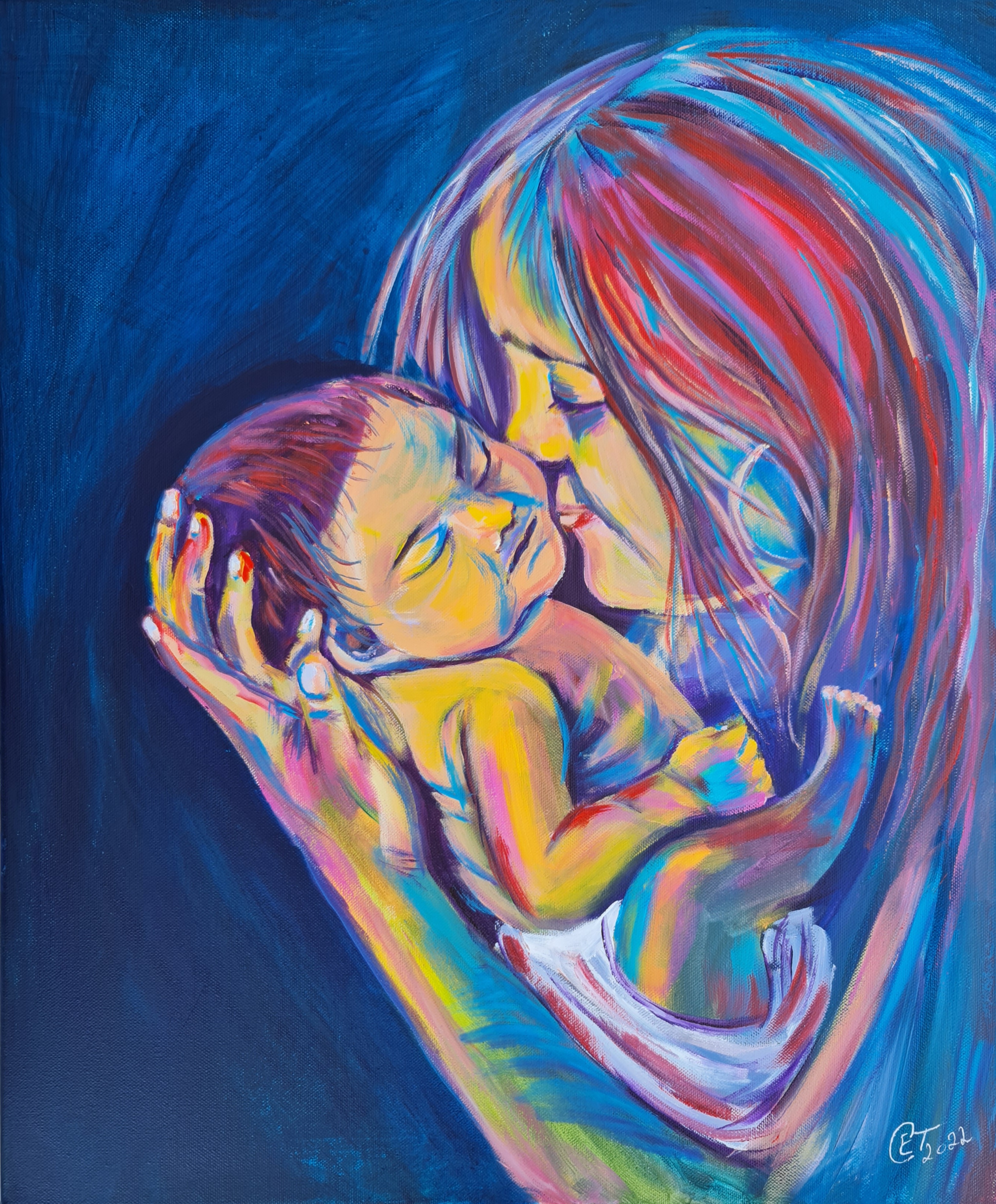 Mother and Child Painting, "Motherhood "
