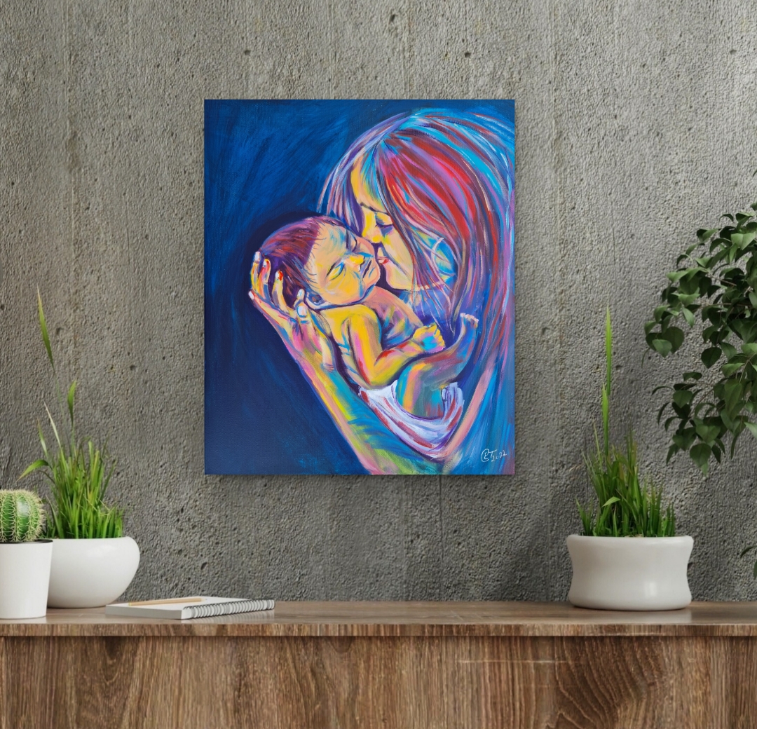 Mother and Child Painting, "Motherhood "