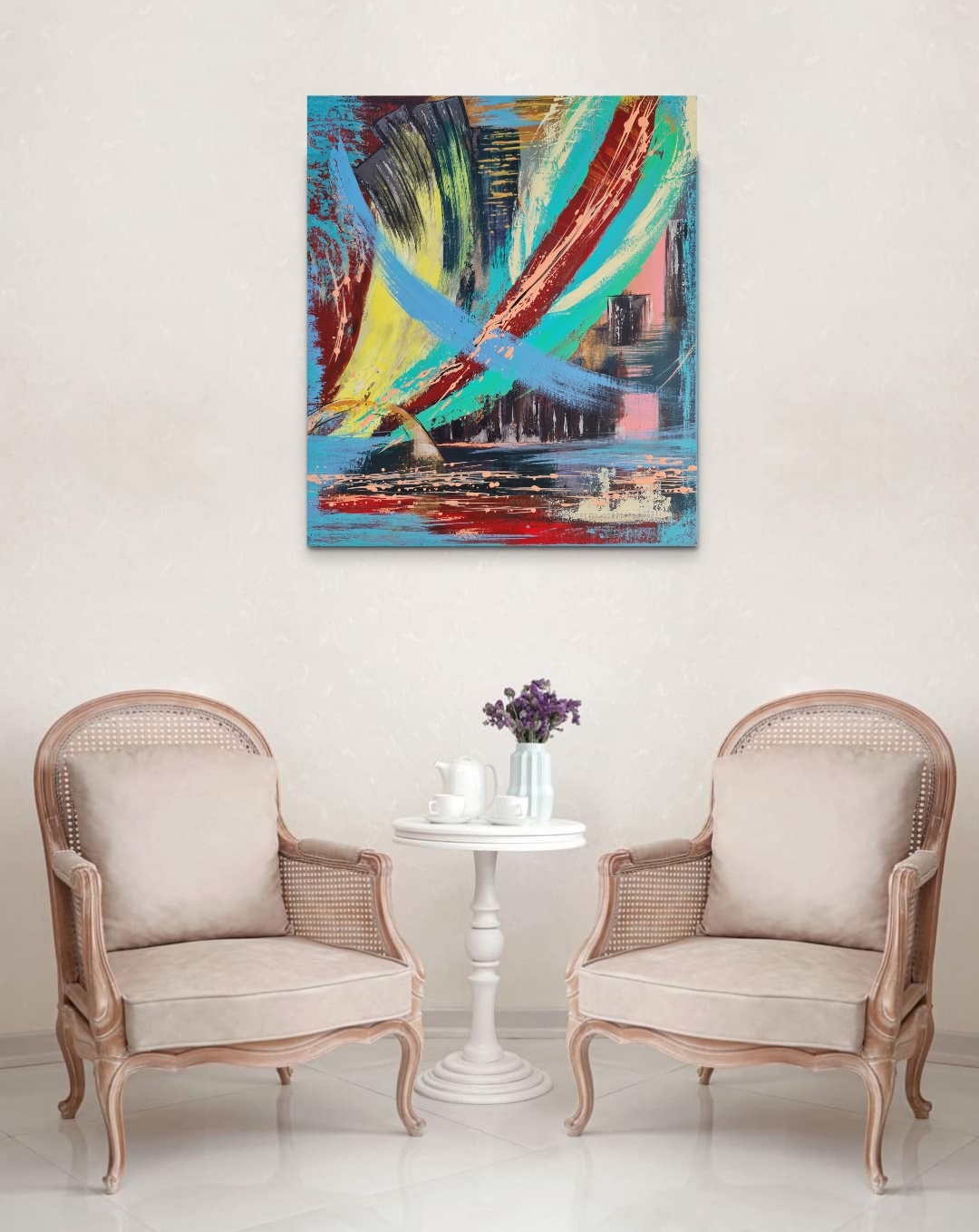 Abstract Art Painting "Energy Extractor "
