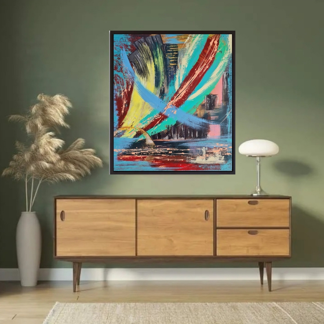 Abstract Art Painting "Energy Extractor "