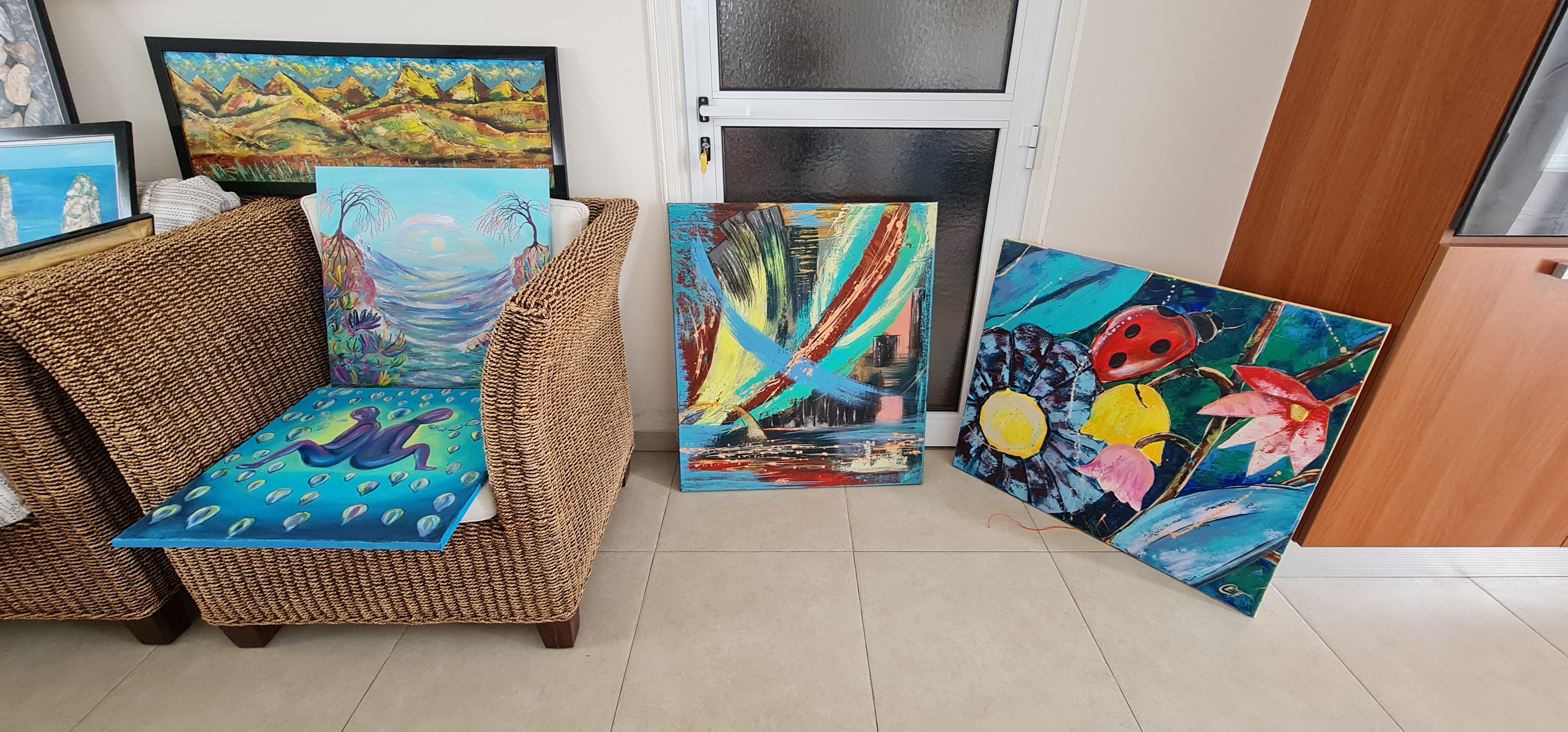 Abstract Art Painting "Energy Extractor "