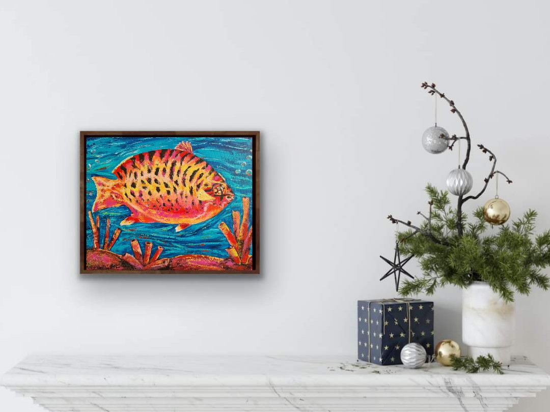 Vibrant Fish Painting