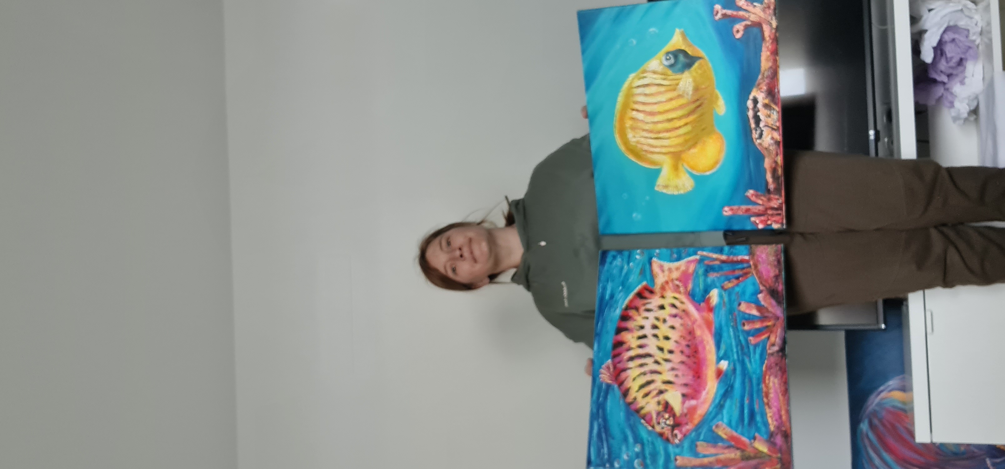 Vibrant Fish Painting