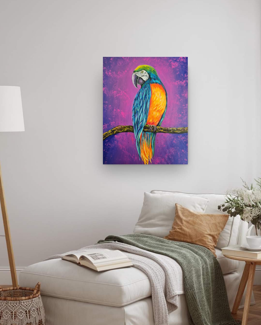 Colorful Parrot Art