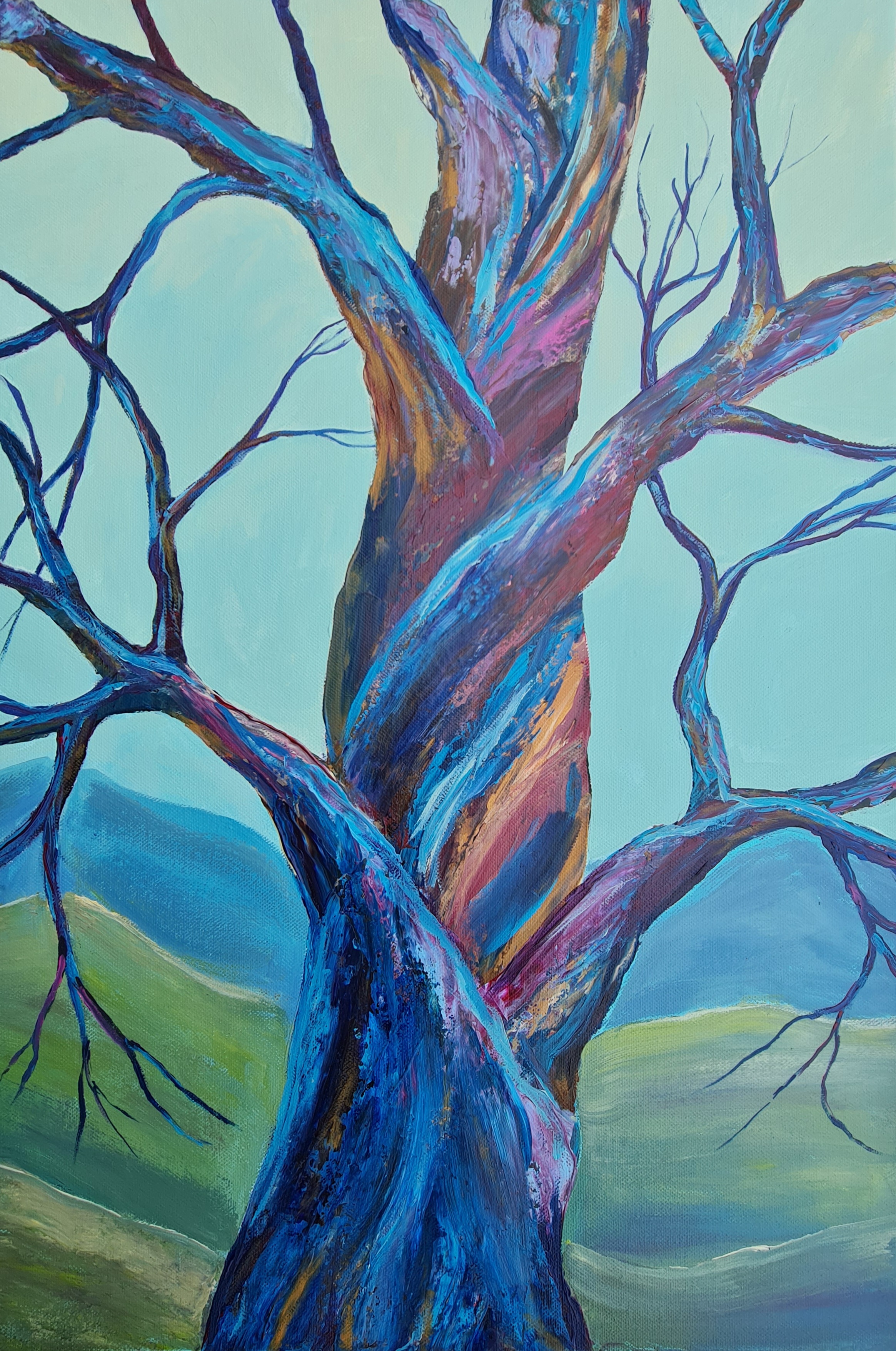 Abstract Tree Painting