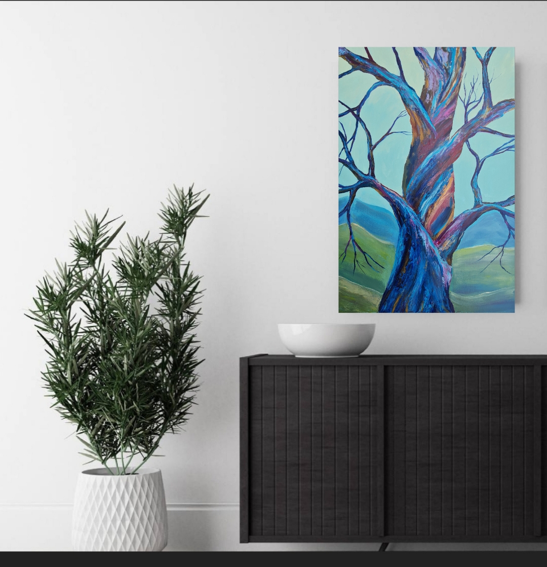 Abstract Tree Painting