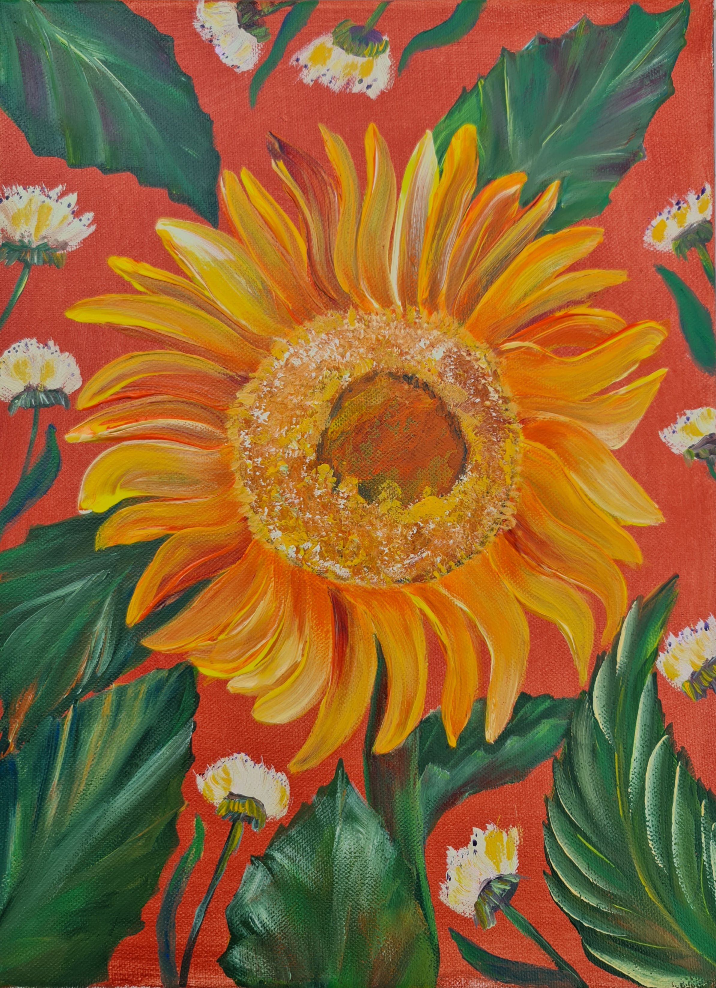 Sunflower Painting