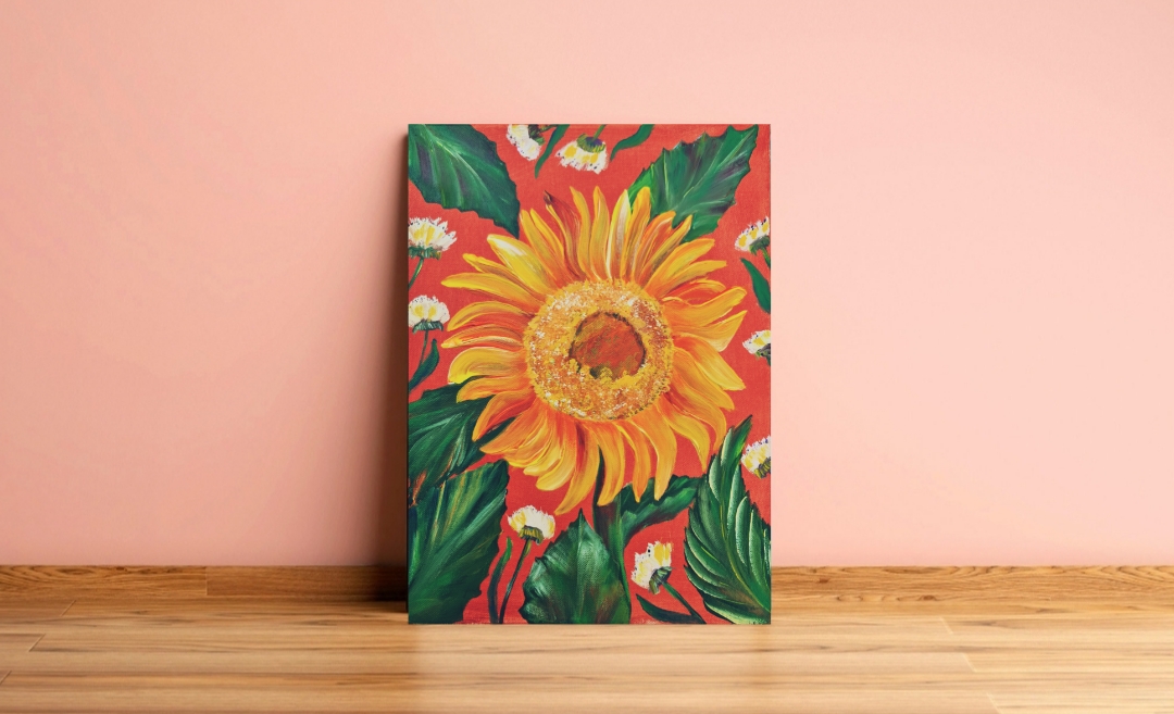 Sunflower Painting