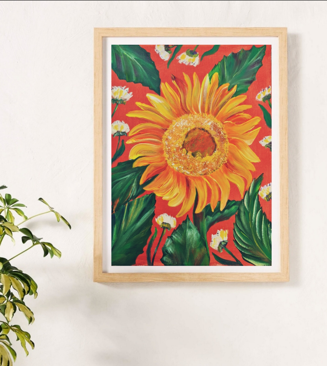 Sunflower Painting