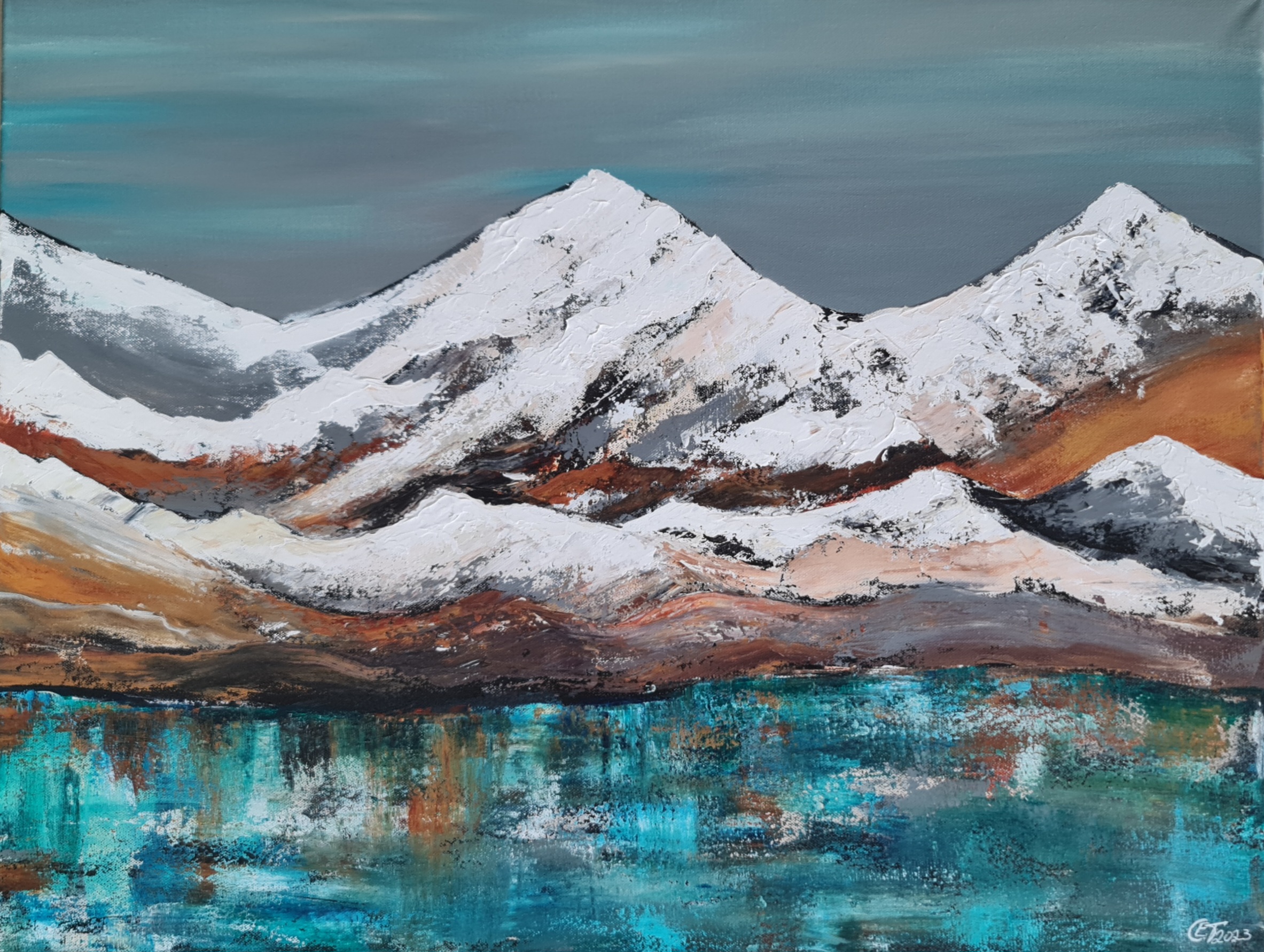 Mountain Landscape Painting "Archipelago"