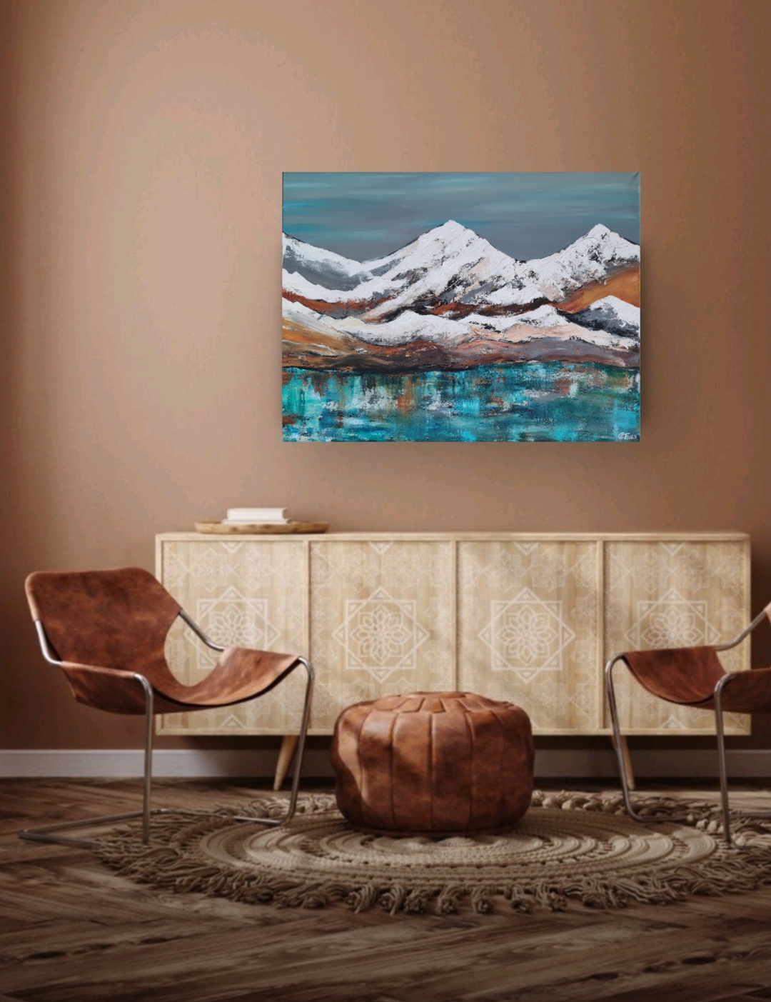 Mountain Landscape Painting "Archipelago"