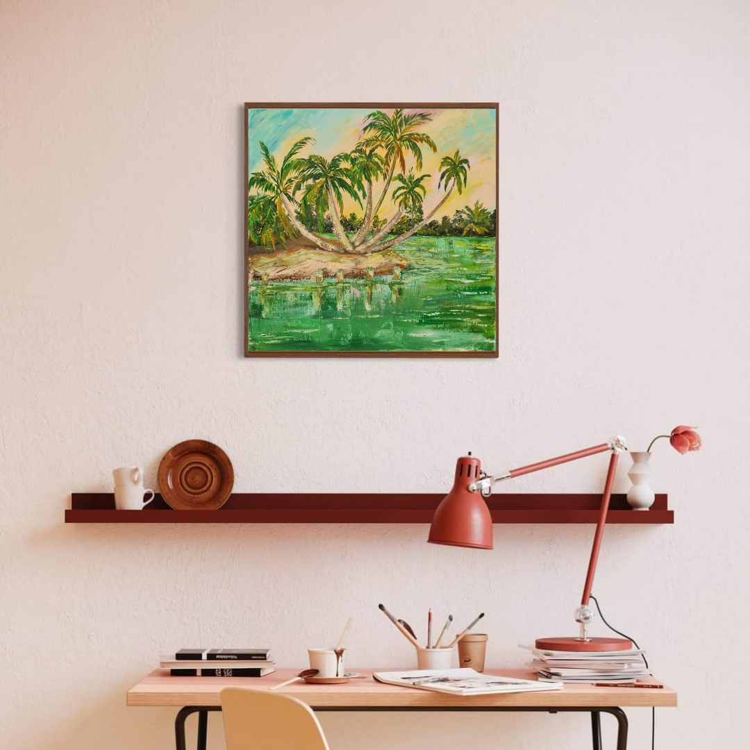 Tropical Island Painting