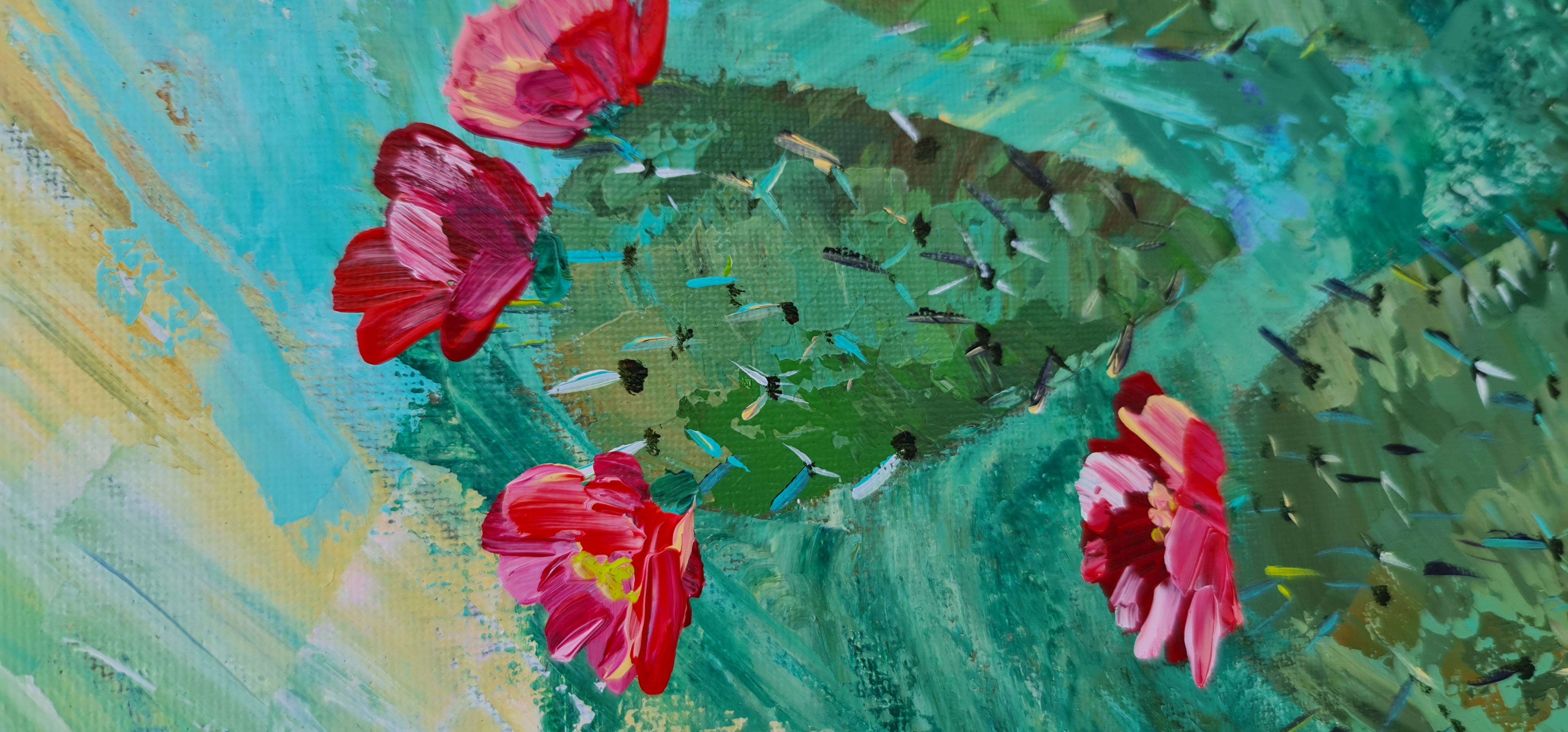 Cactus Flower Painting