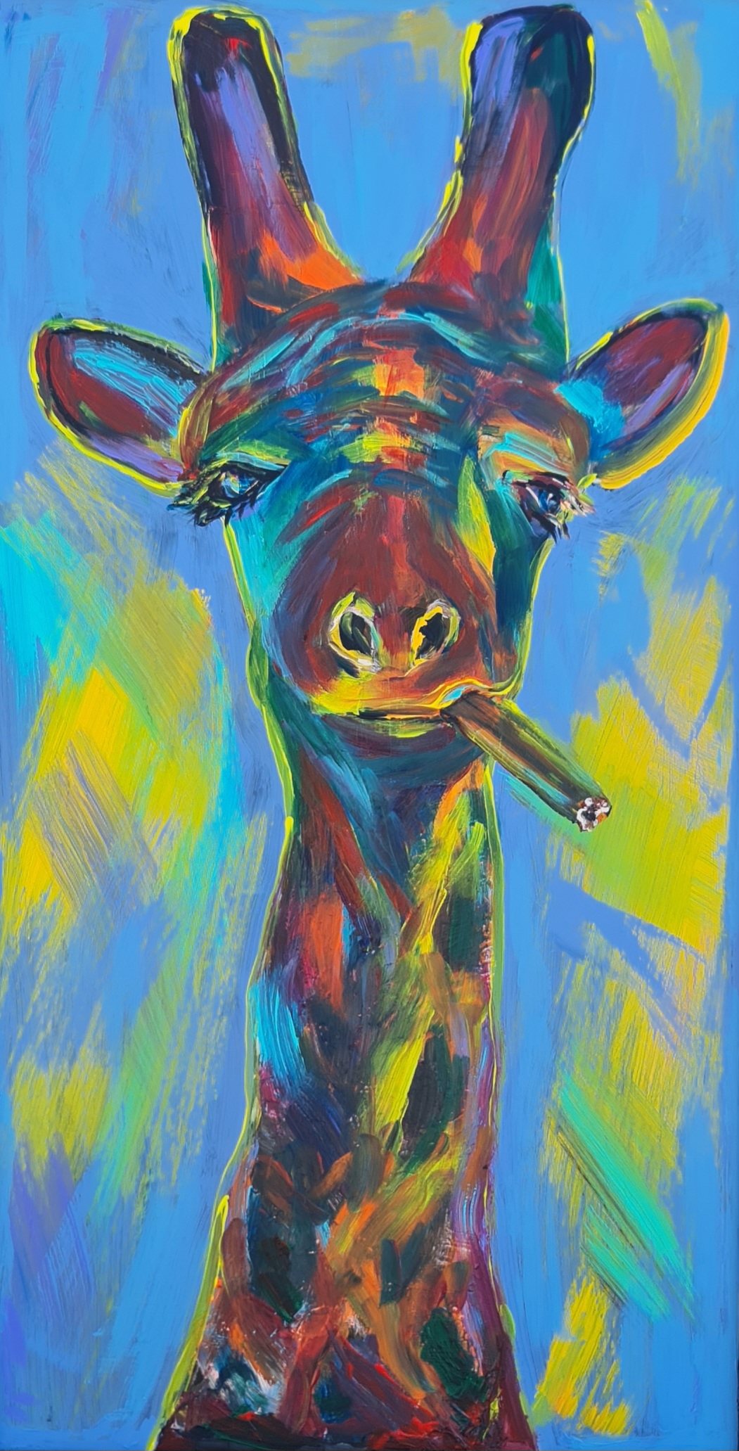Don't piss off my giraffe! 