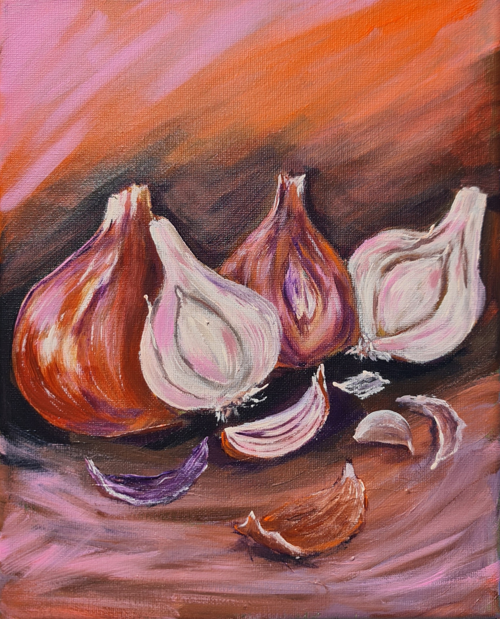 Onion Still Life Art