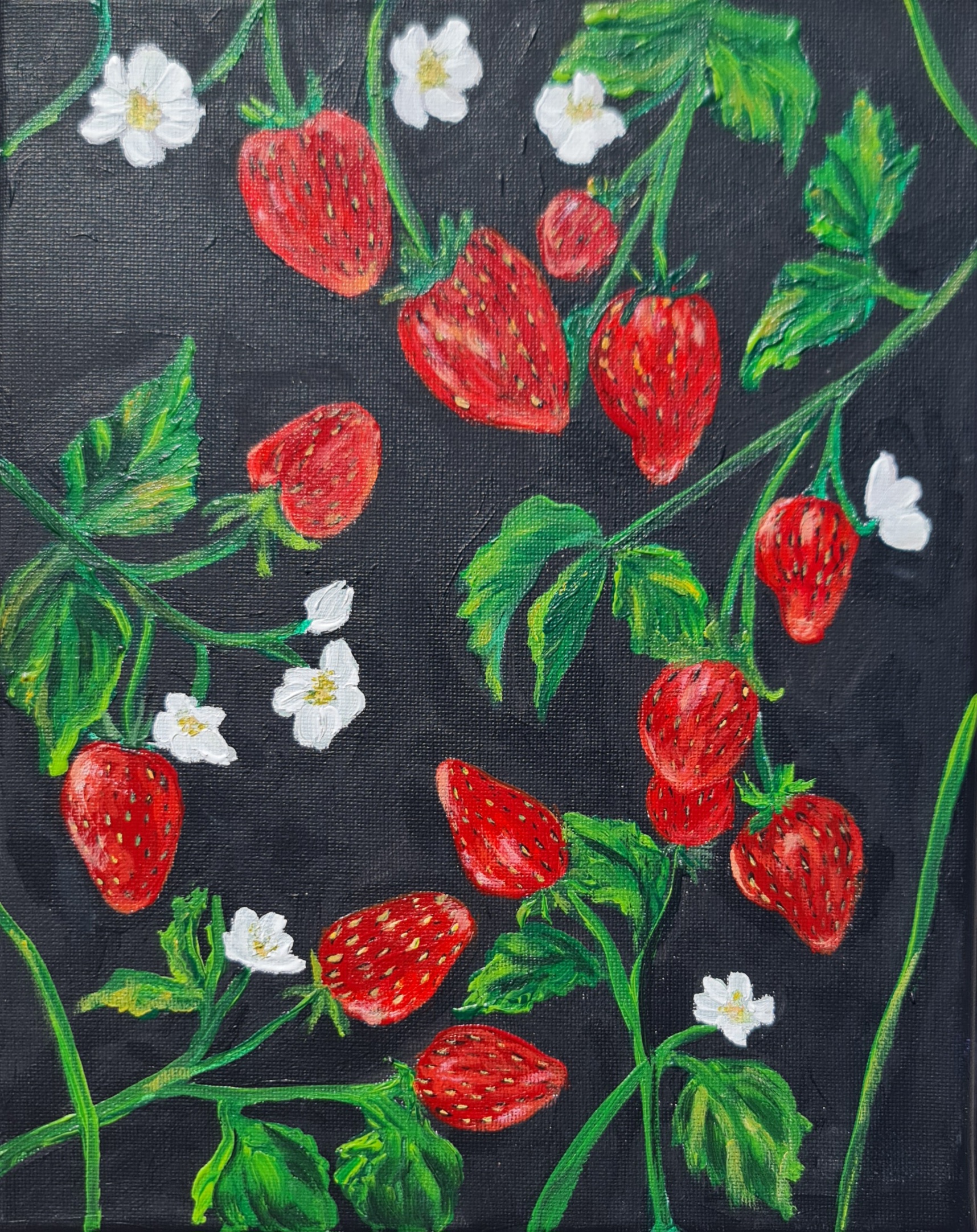 Strawberry Painting