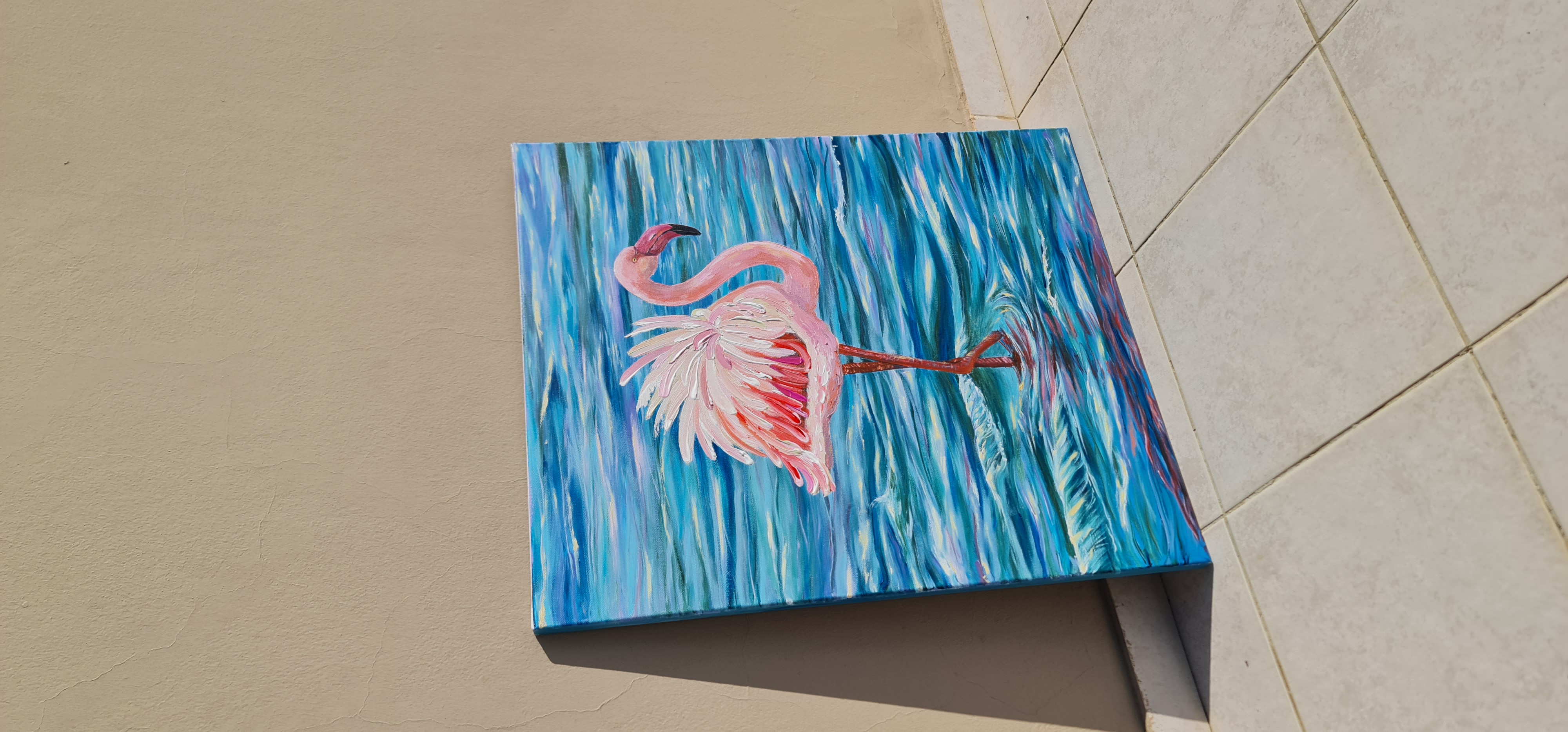 Flamingo Painting