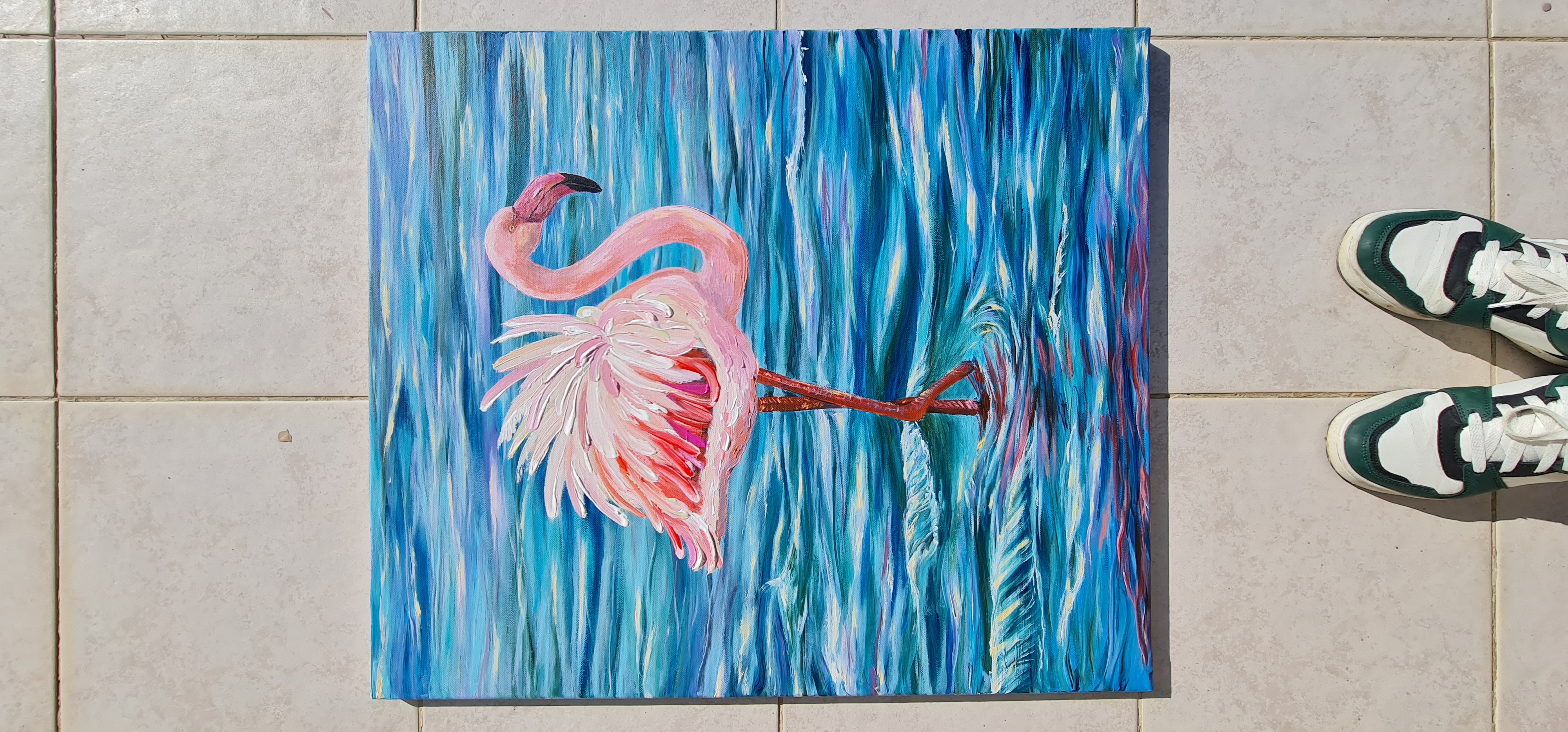 Flamingo Painting