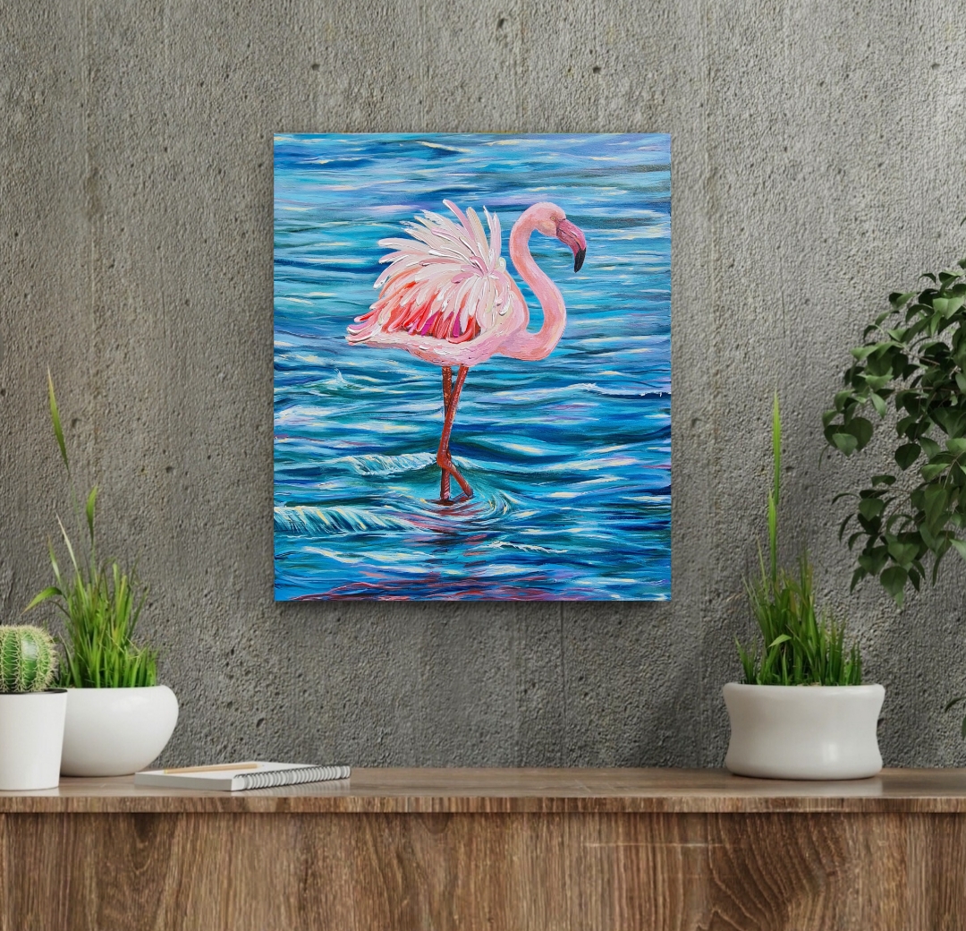 Flamingo Painting