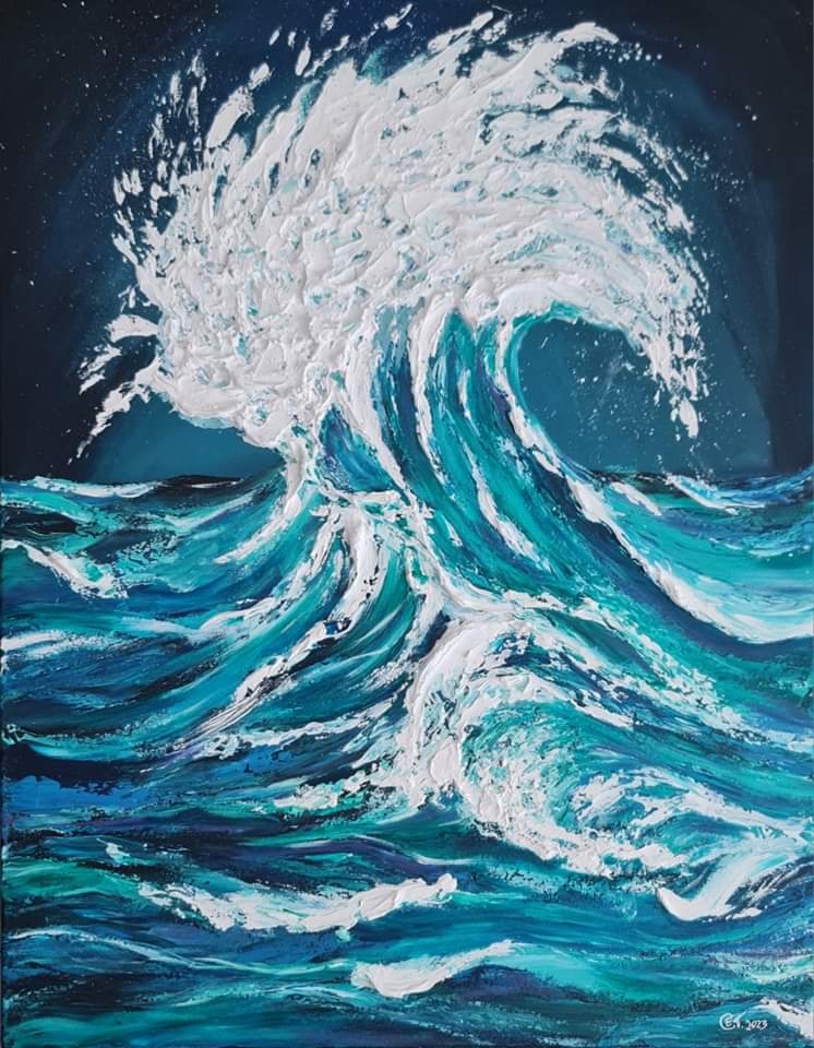 Ocean Wave Painting