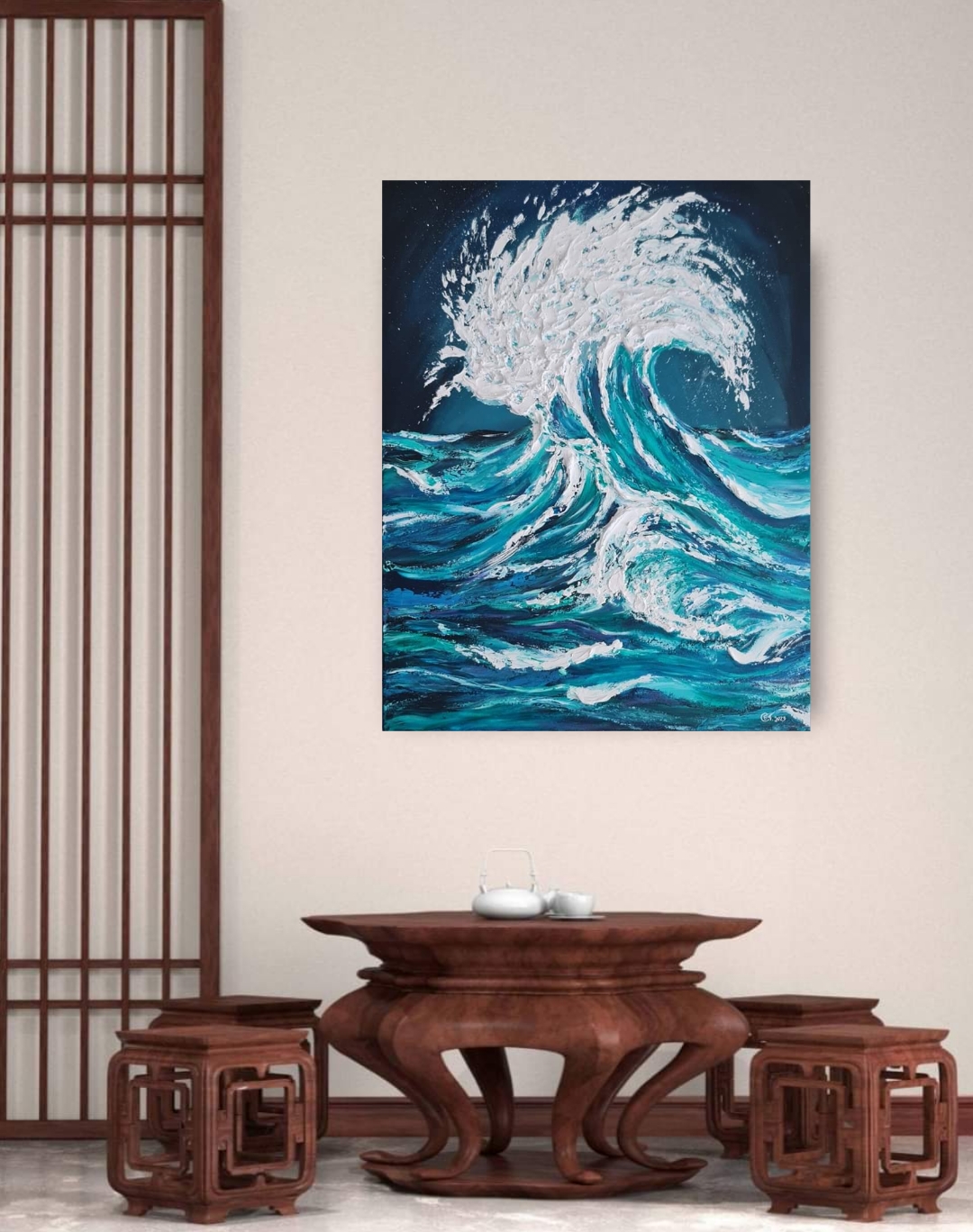 Ocean Wave Painting