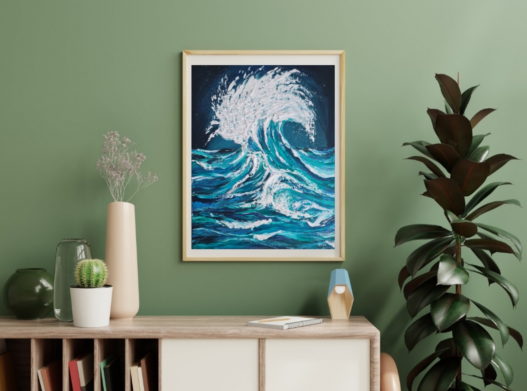 Ocean Wave Painting