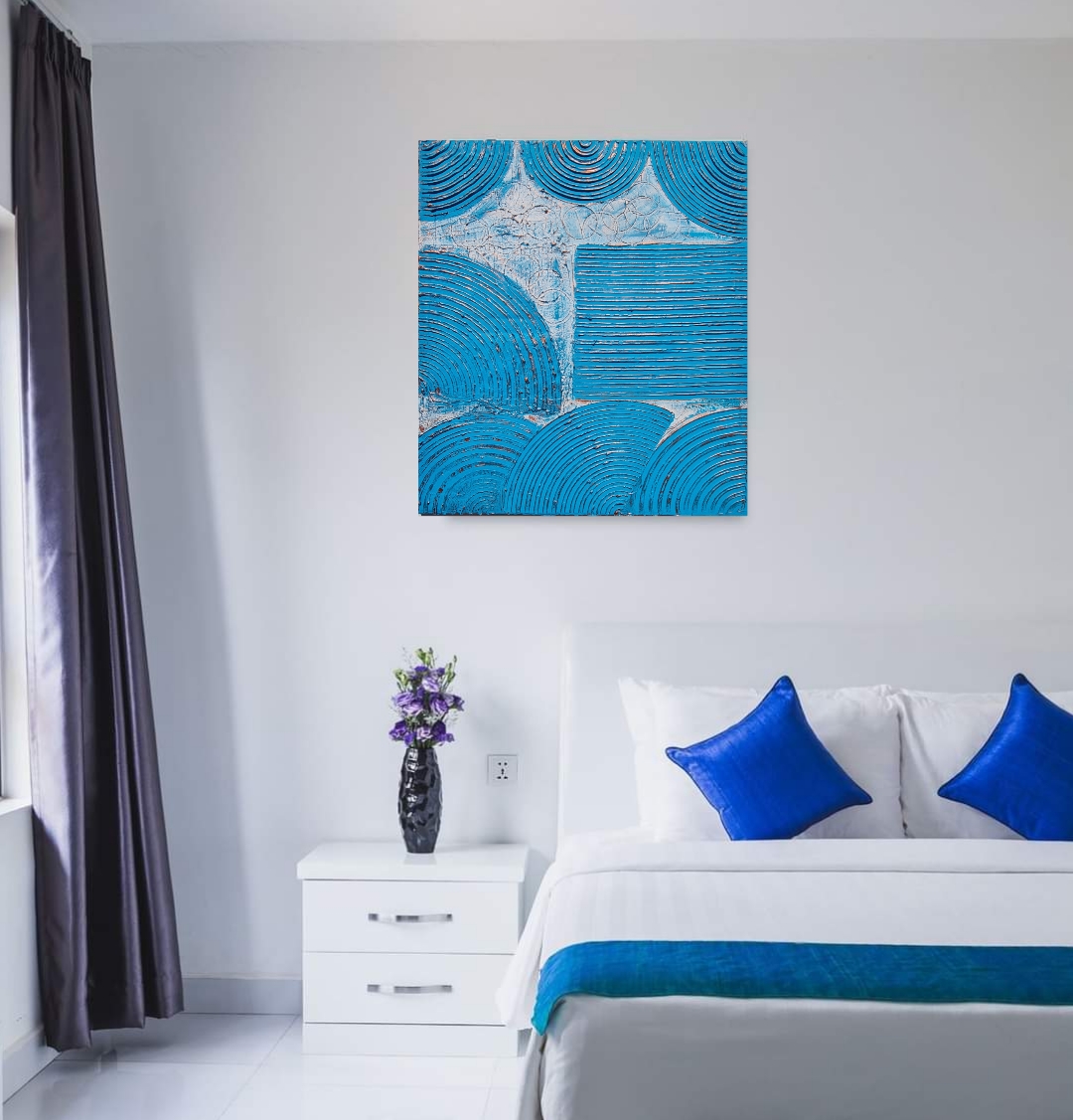 Abstract Blue Artwork