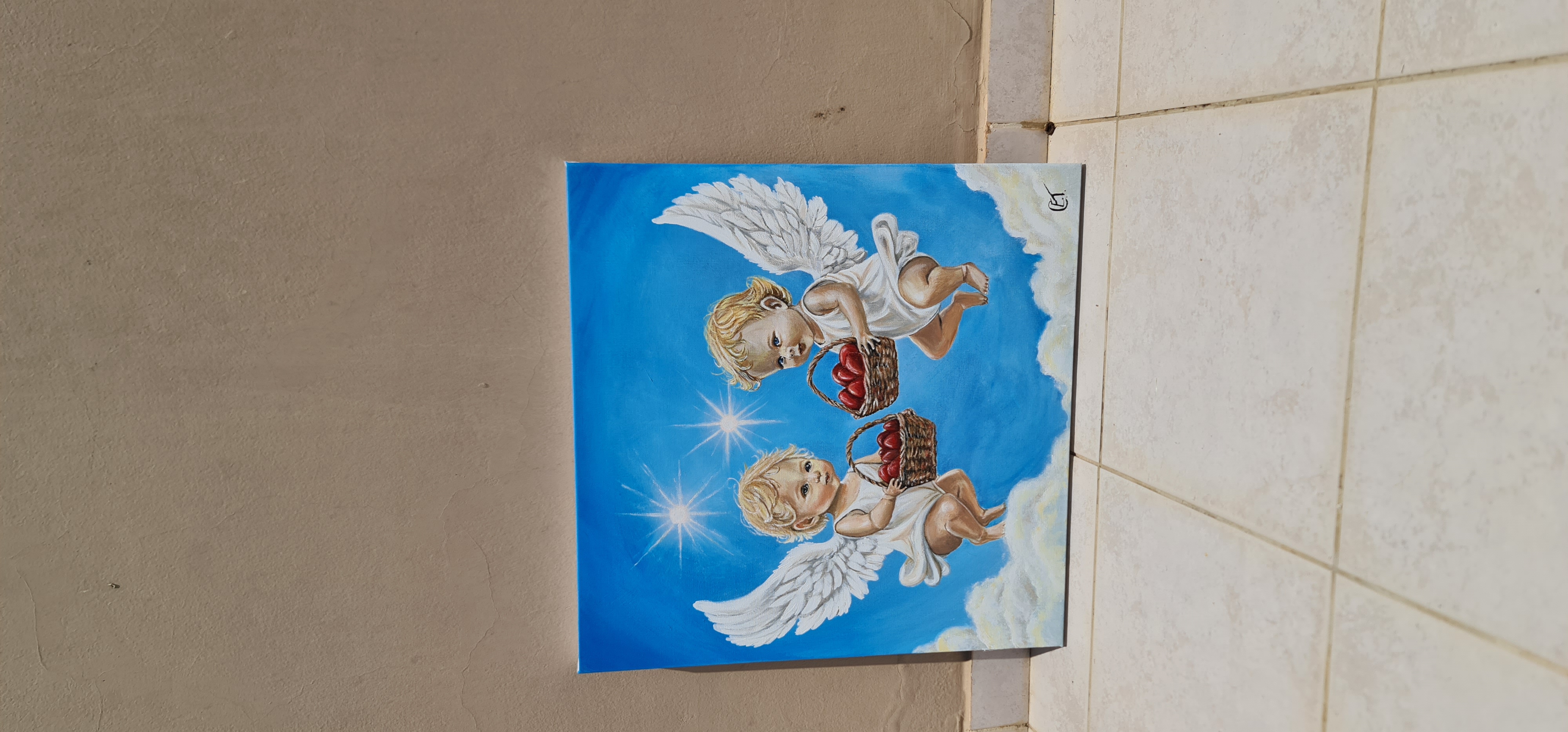 Cherubic Angel Painting