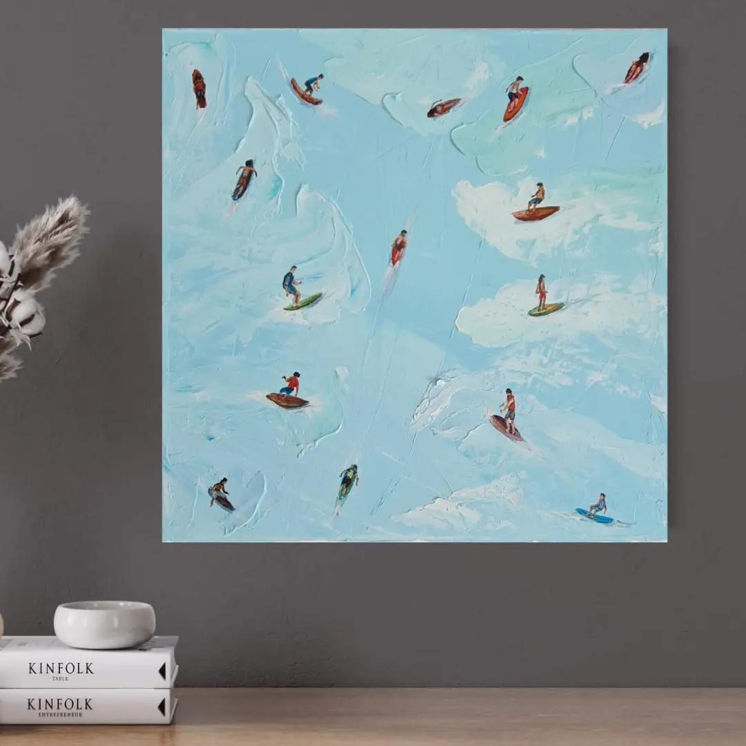 Surfer Art Painting