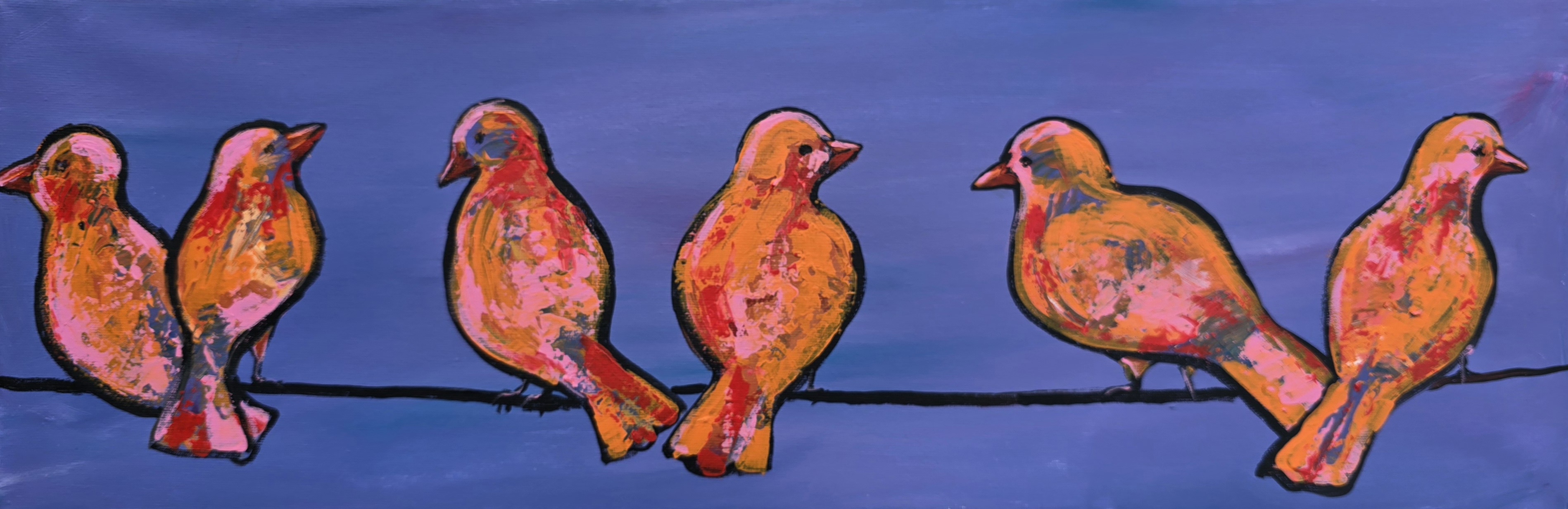 Colorful Bird Painting