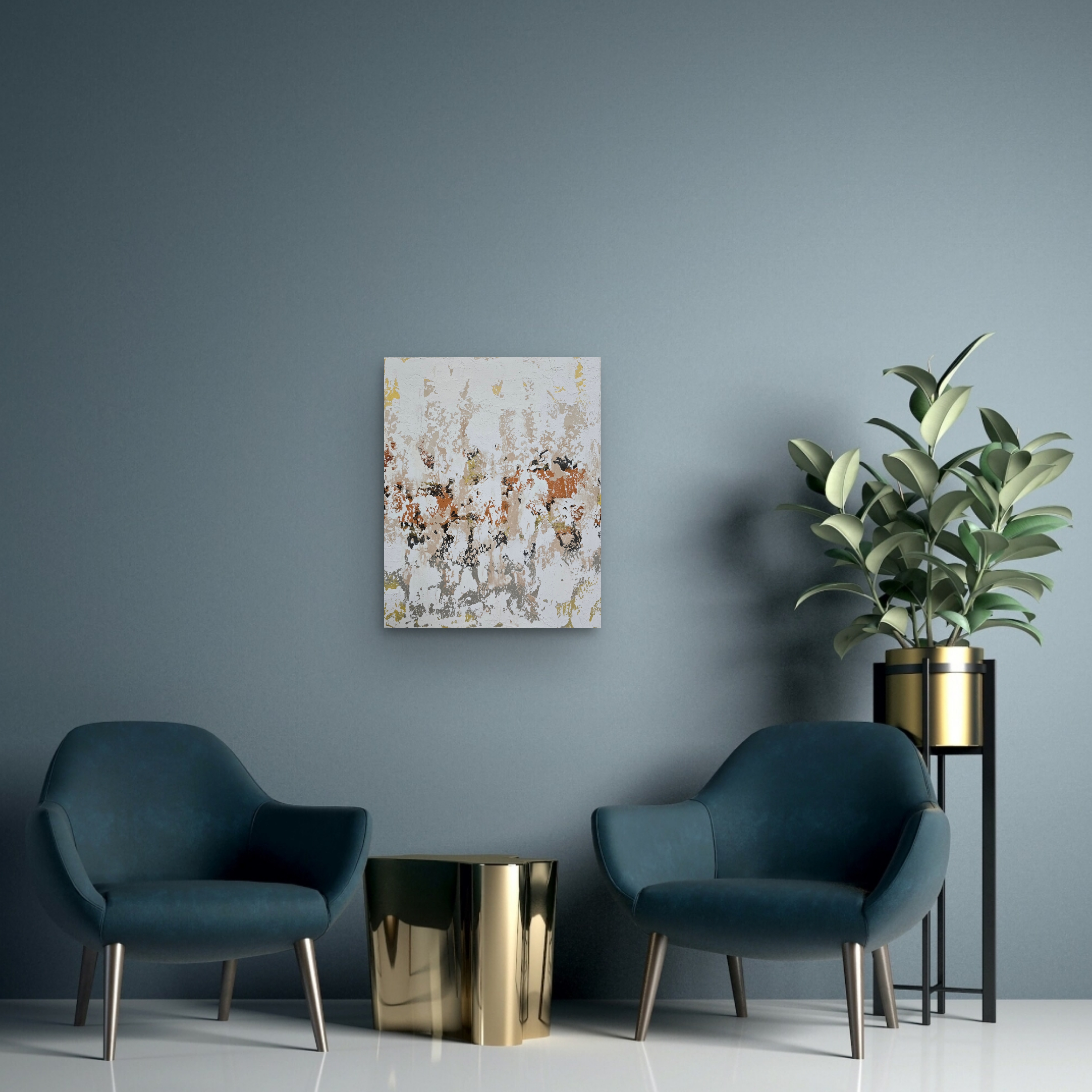 Abstract Canvas Painting