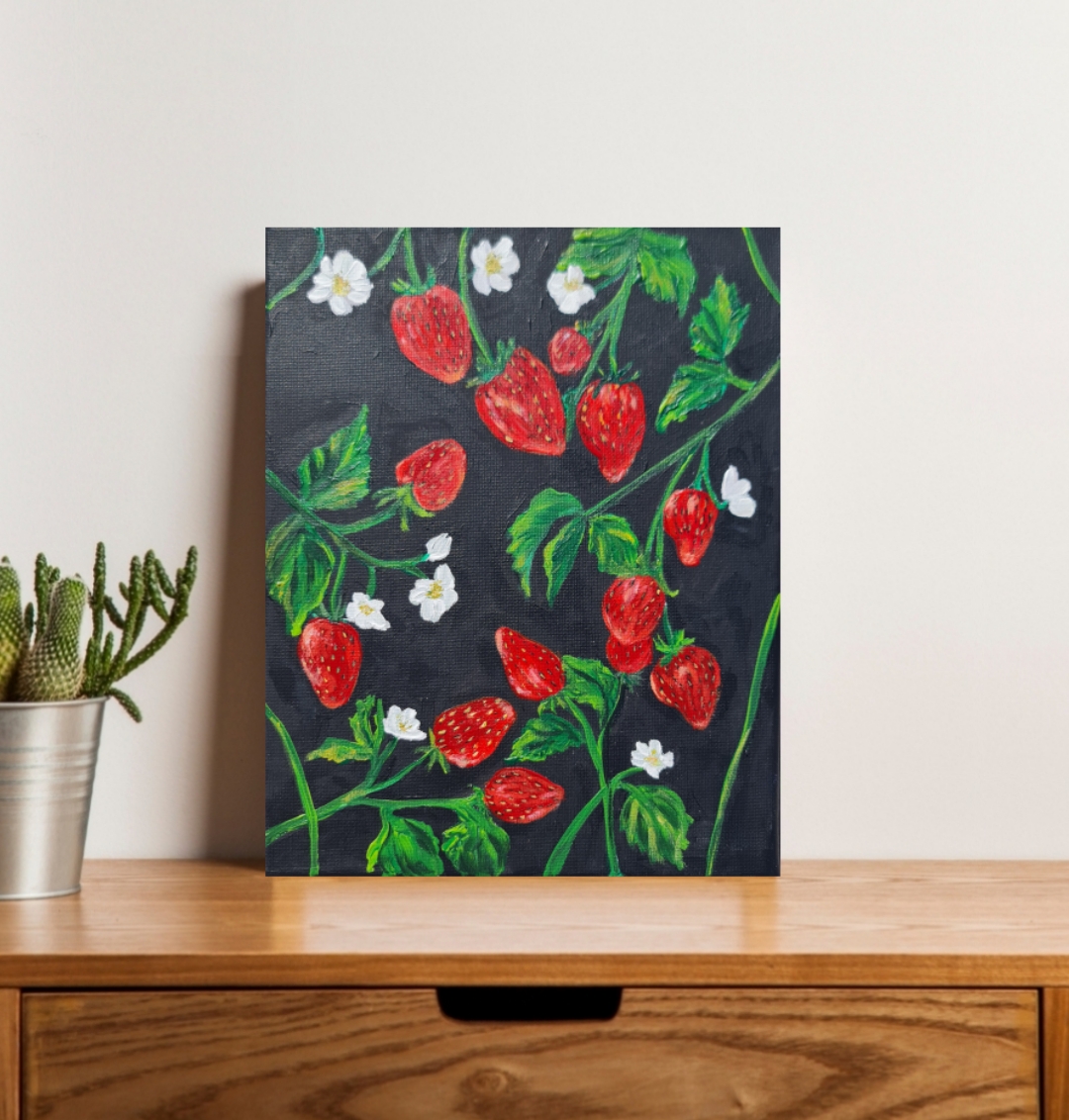 Strawberry Painting