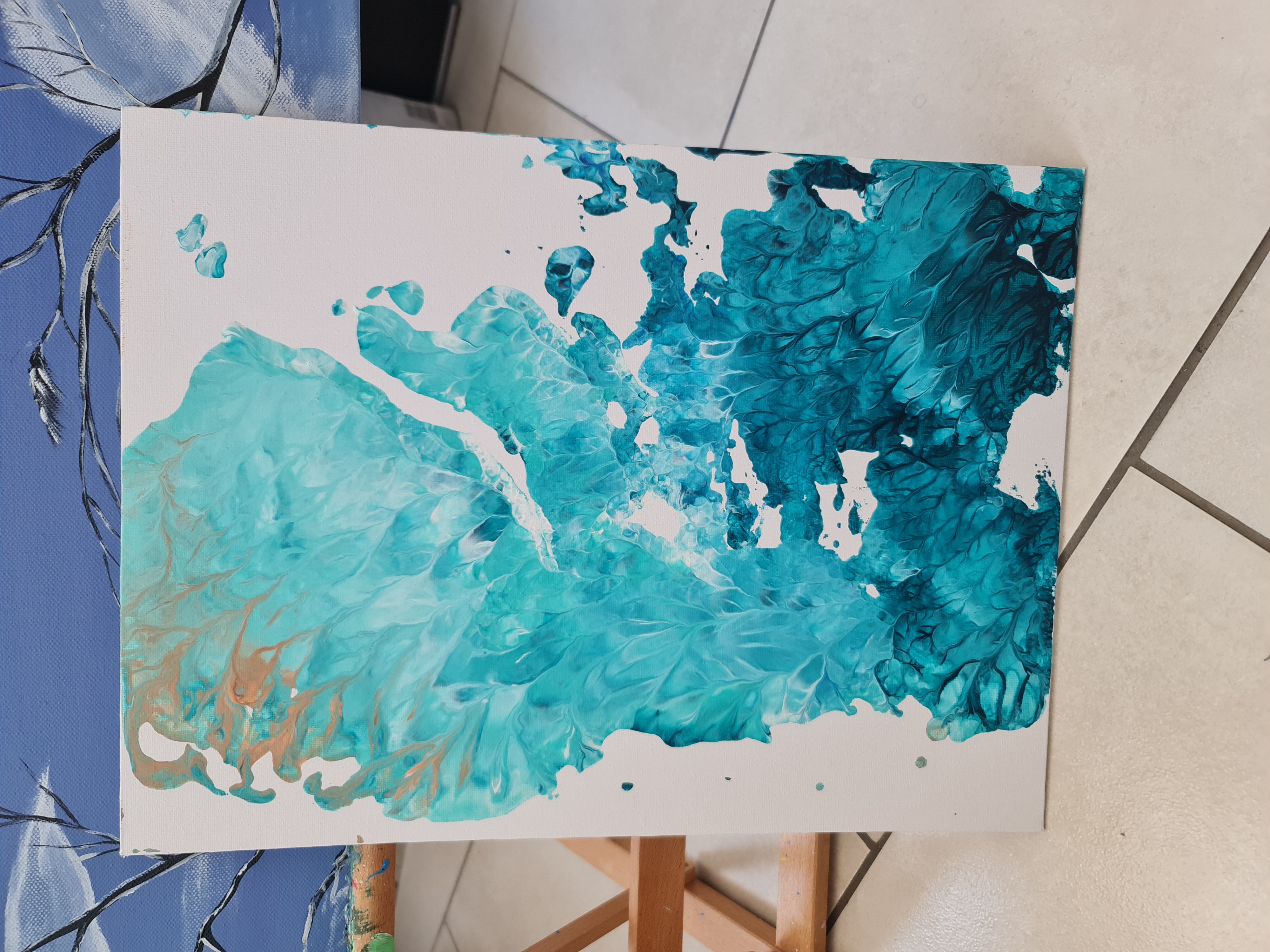 Seaside Abstracts Triptych 