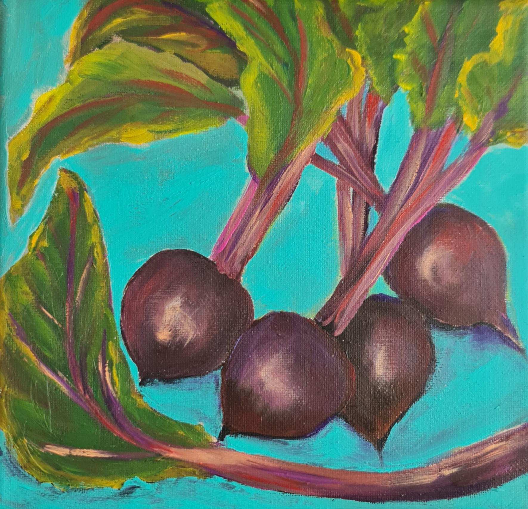 Colorful Beetroot Painting