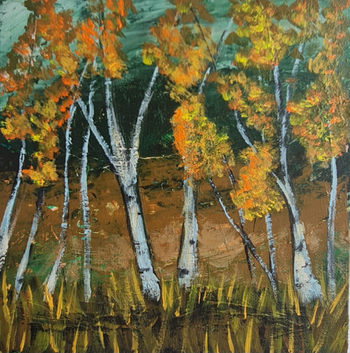 Autumn Forest Painting