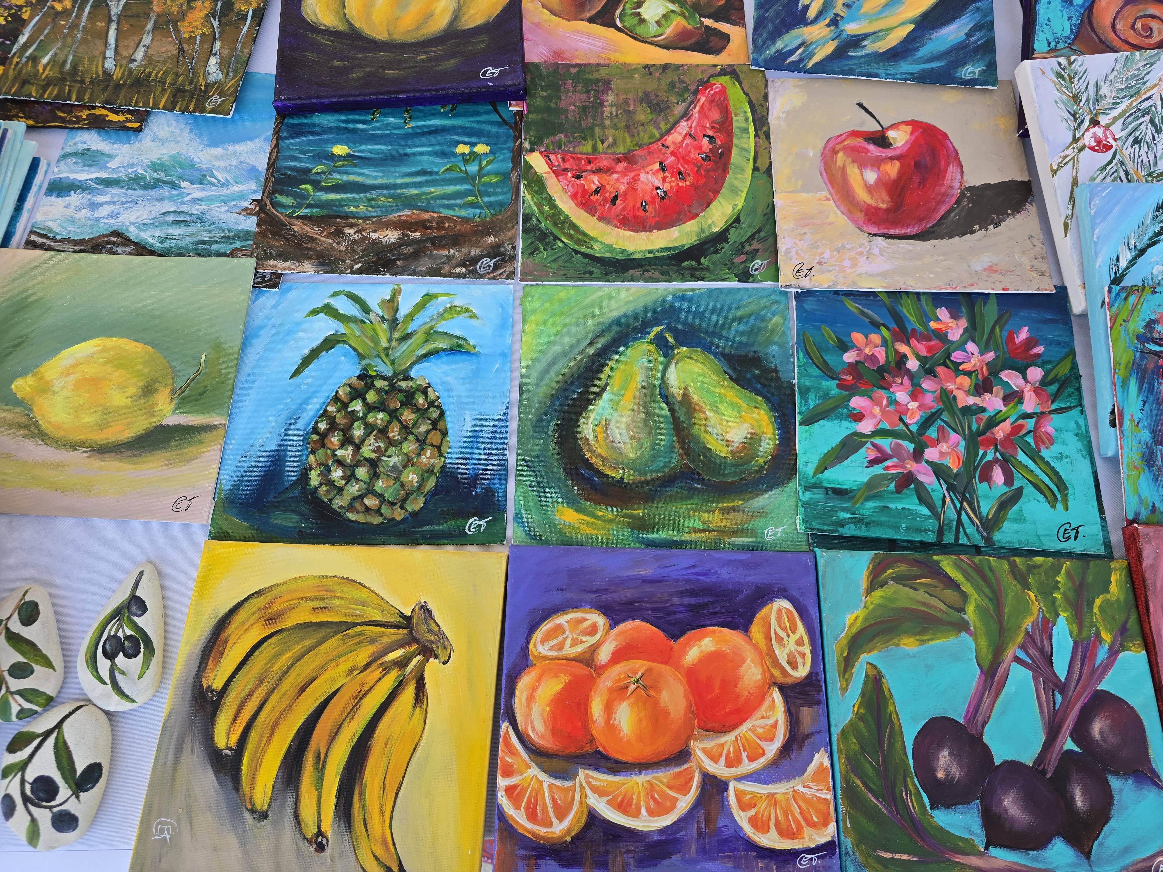 Pineapple Painting