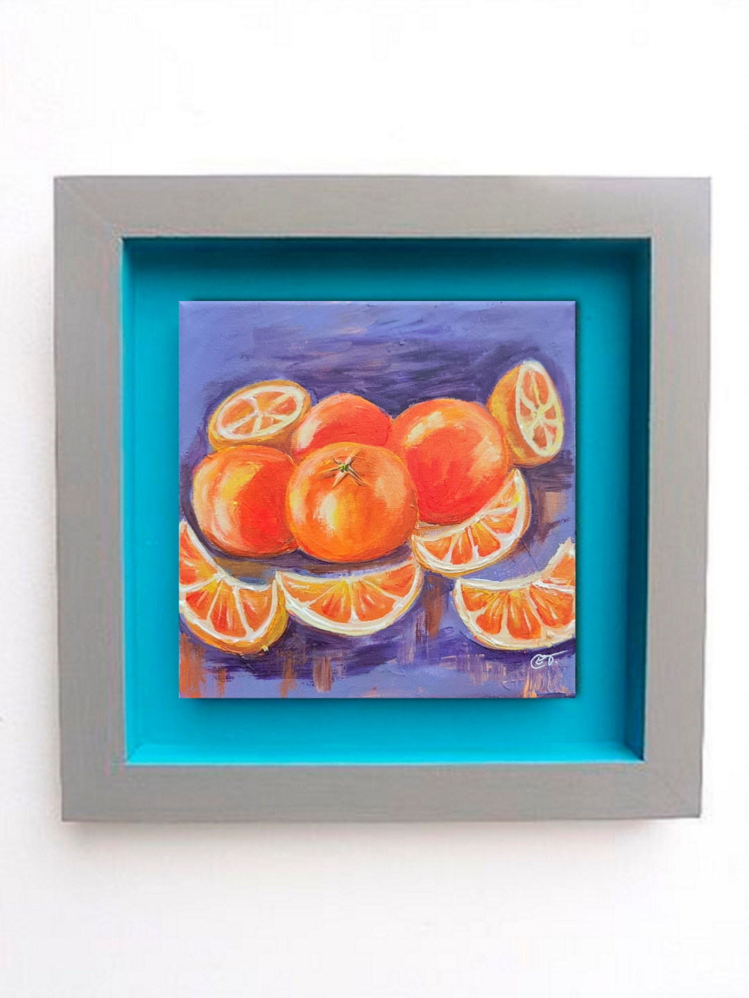 Orange Still Life Painting