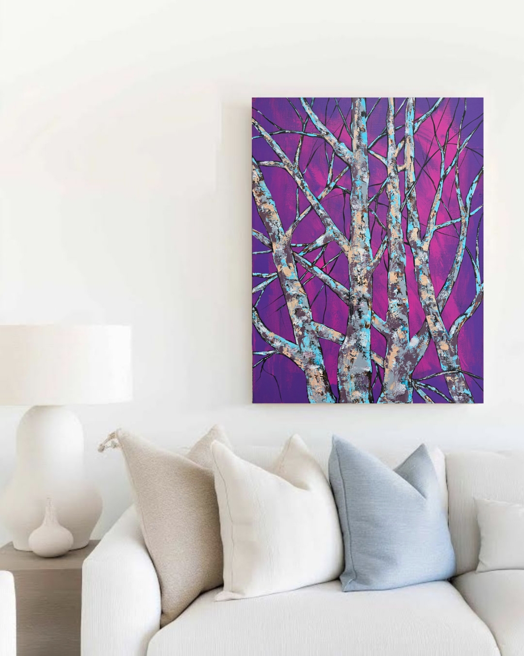 Abstract Tree Painting