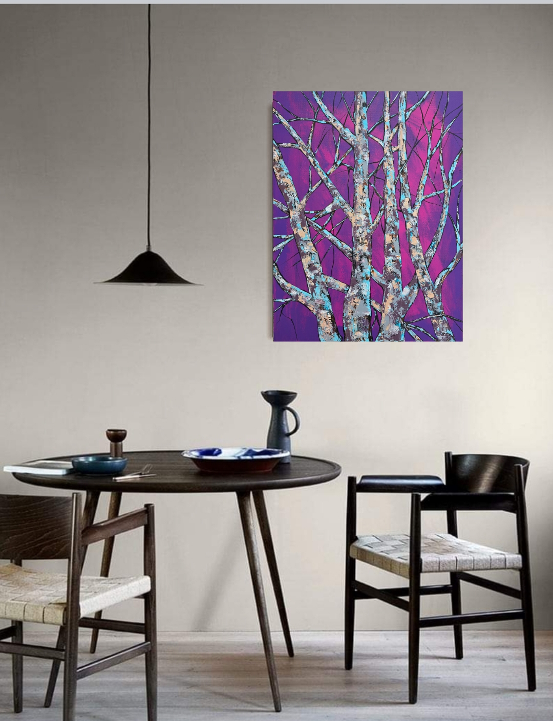 Abstract Tree Painting