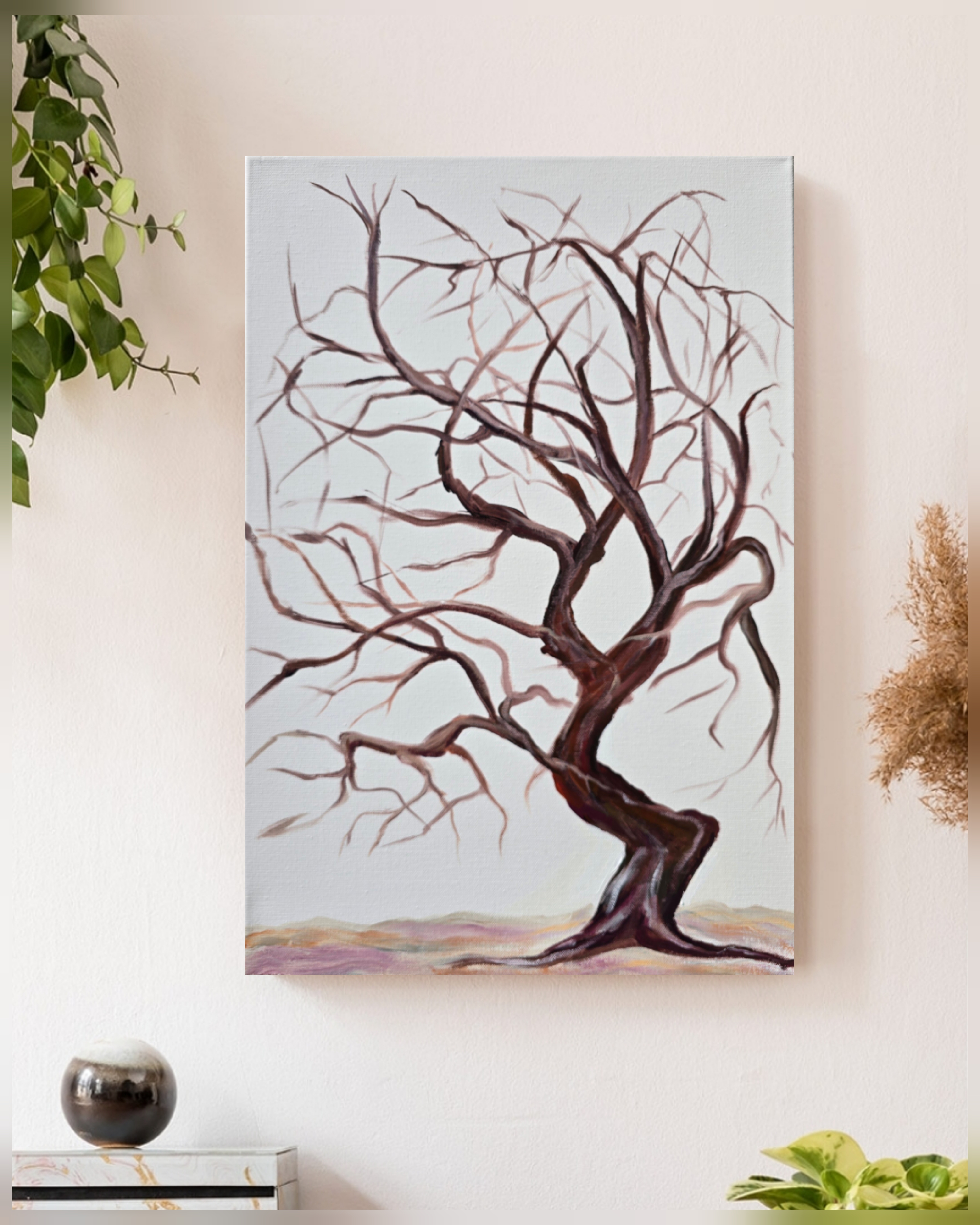 Abstract Tree Painting