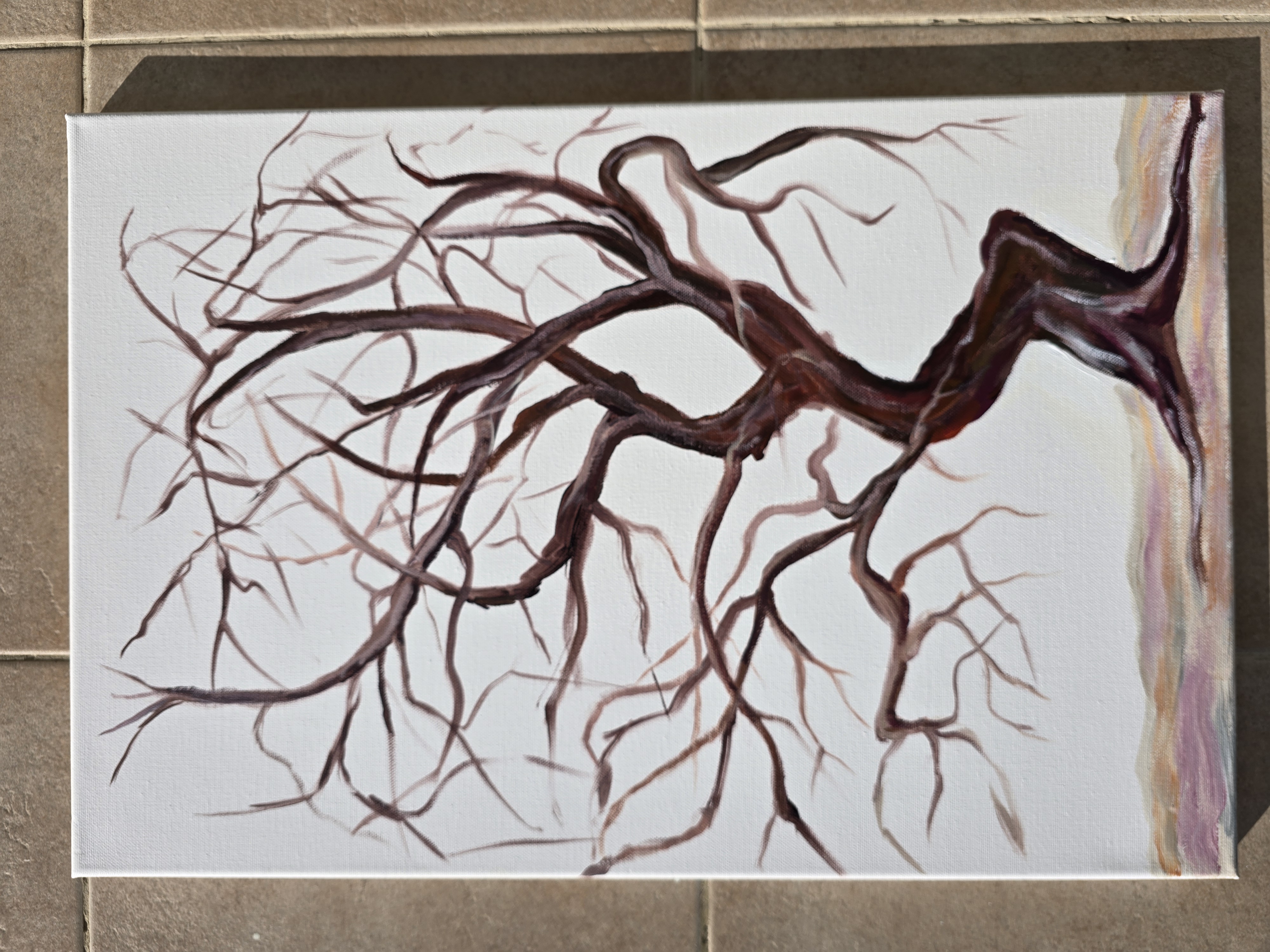 Abstract Tree Painting